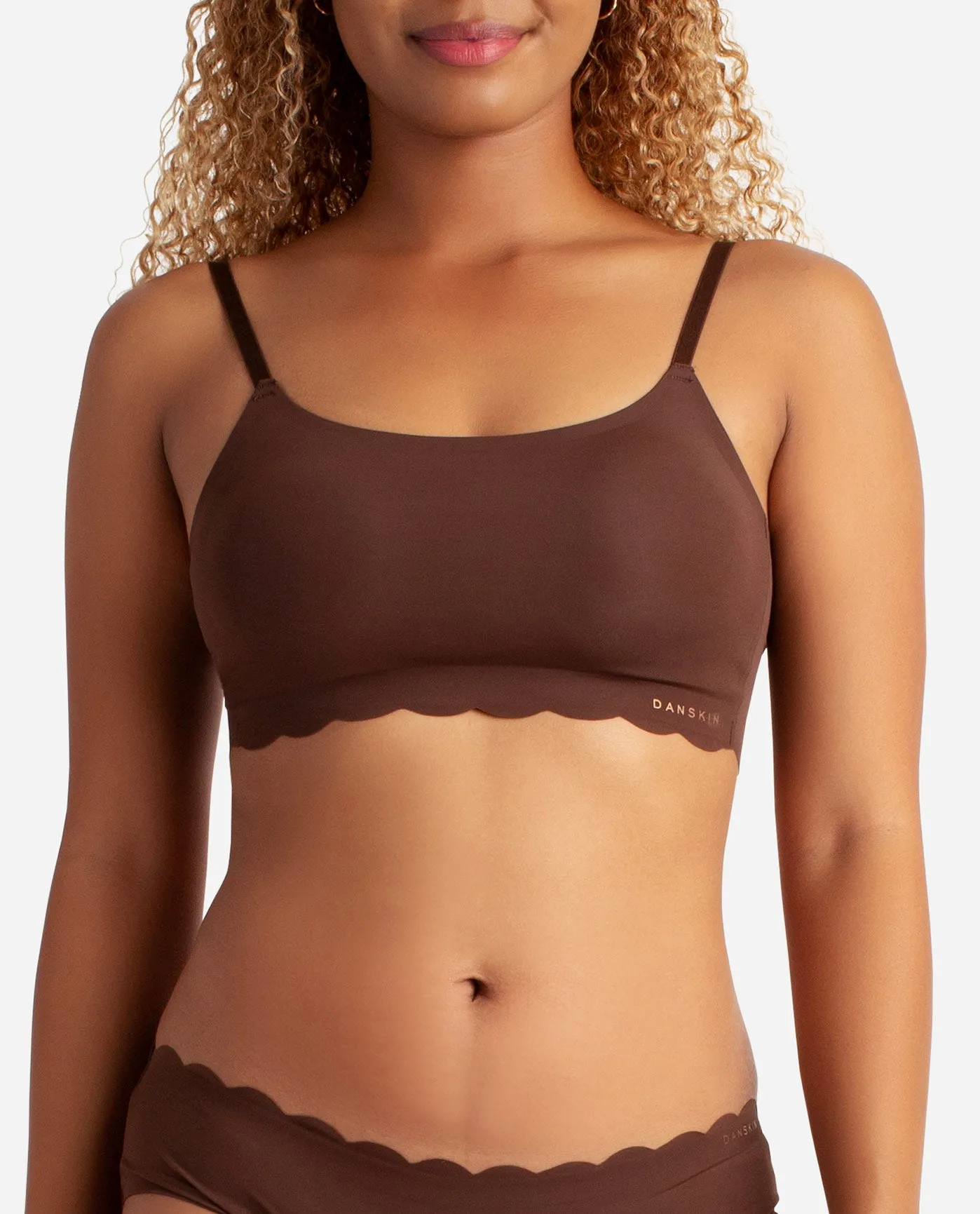 3-Pack Laser Pullover Bra With Scallop Edge