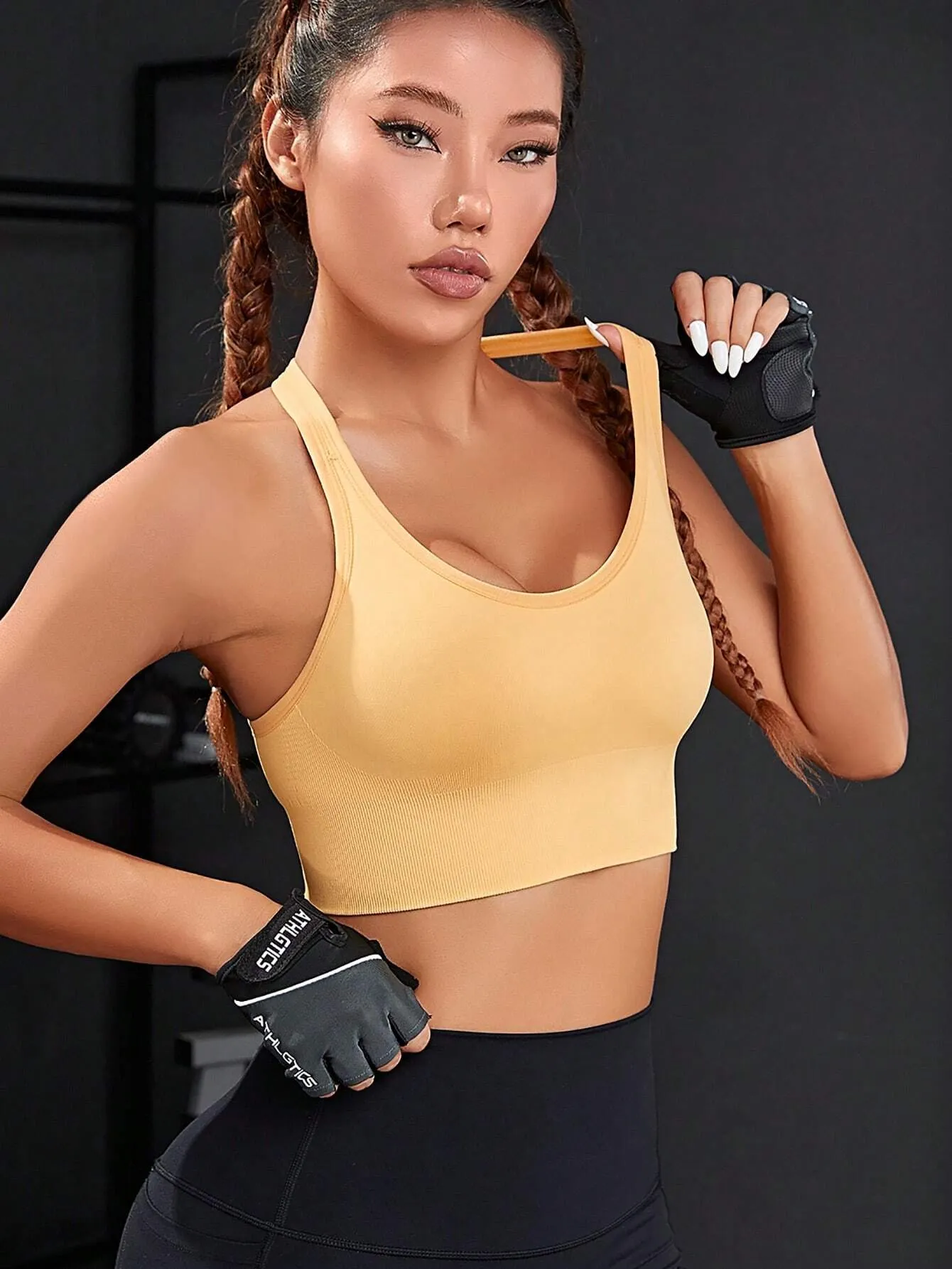 Aadhya High Support Cut Out Back Sports Bra