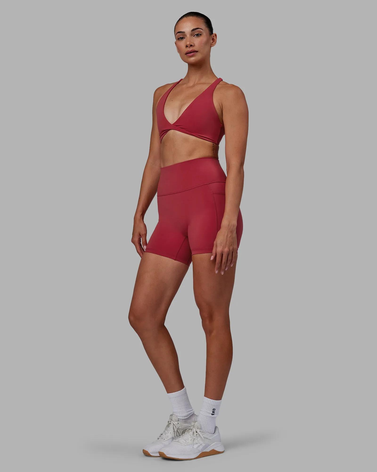 Agile Sports Bra - Claret