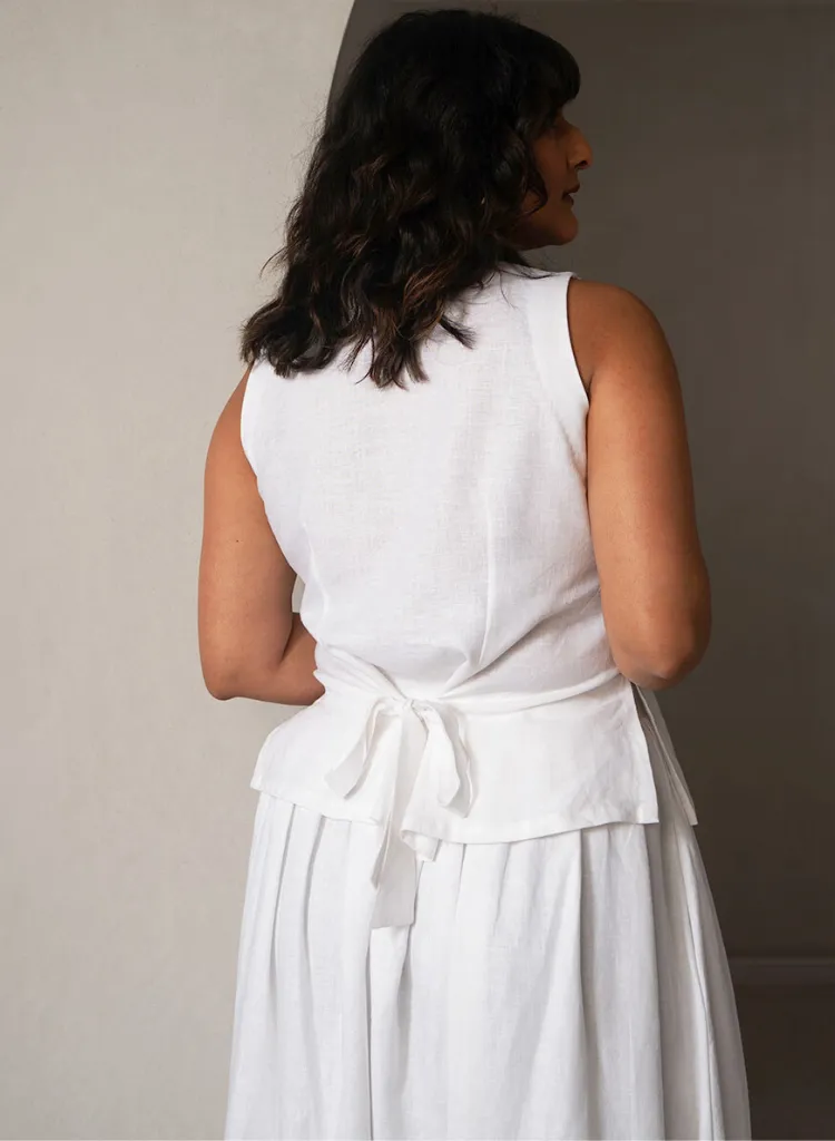 Amal Linen Vest