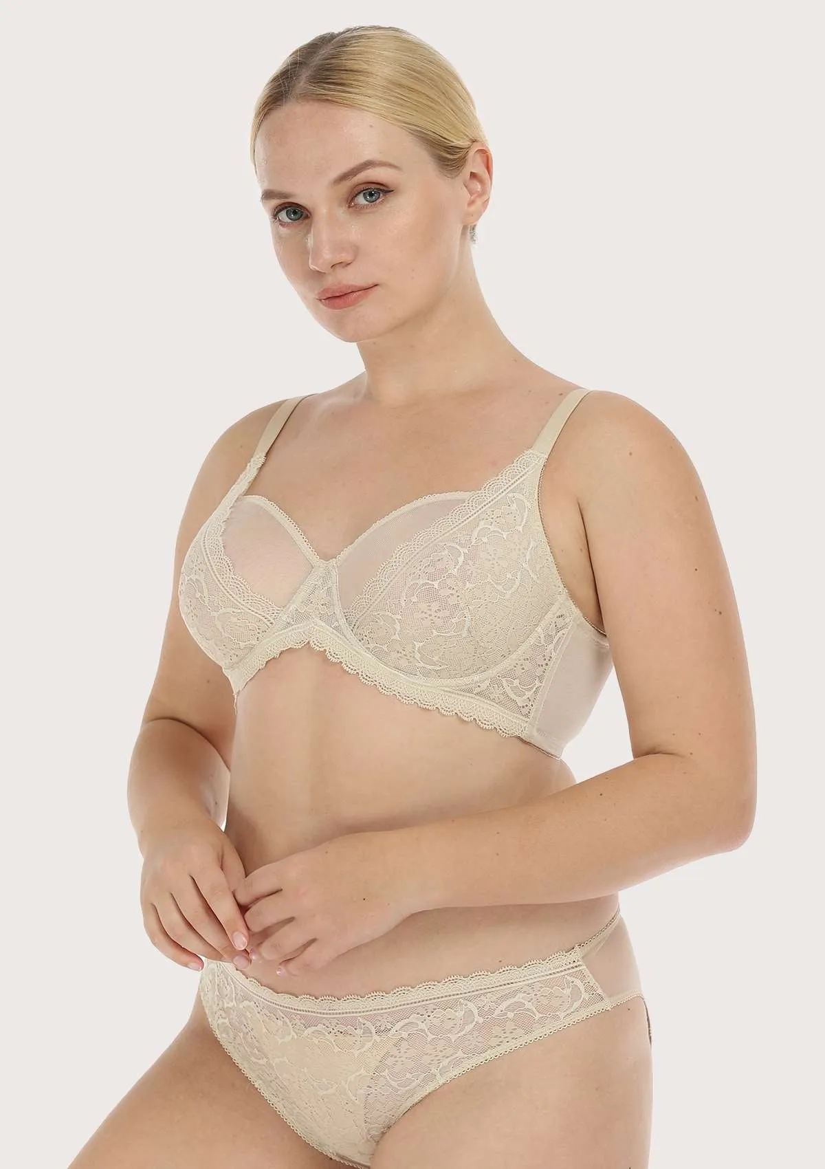 Anemone Lace Dolphin Unlined Bra