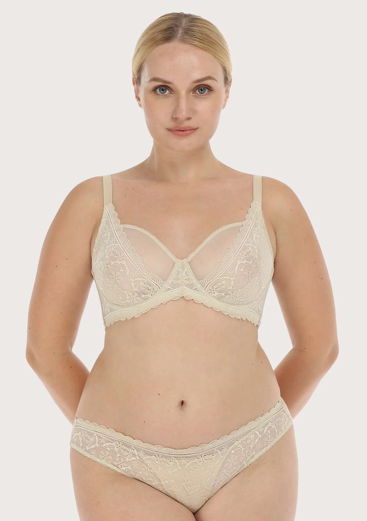 Anemone Lace Dolphin Unlined Bra