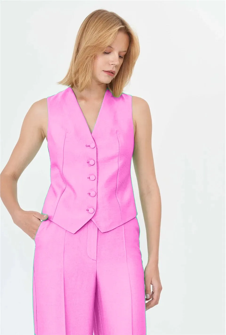 Angelica Vest - Pink