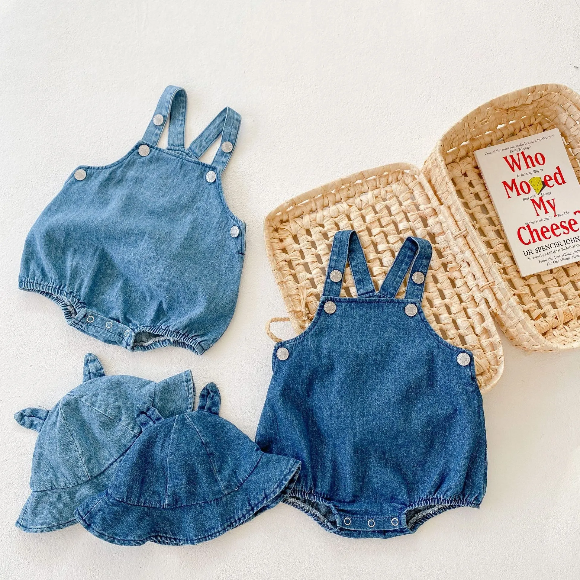 Baby Denim Jumpsuit Suit