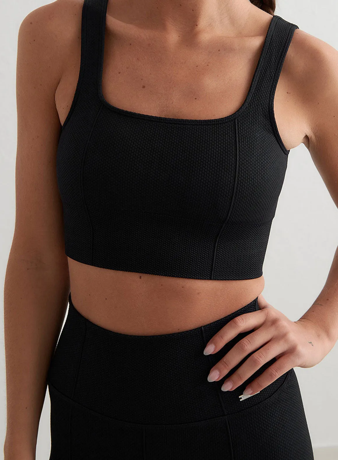 Black Luxe Seamless Bra