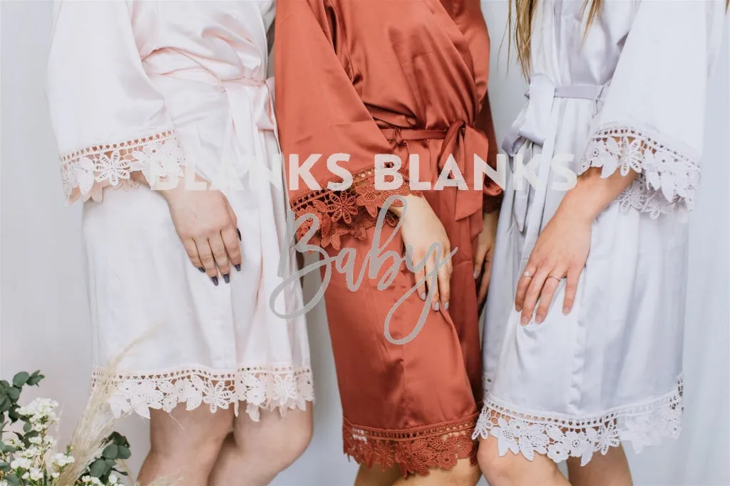 Brushed Satin Lace Edge Robe - DIGITAL MOCKUP