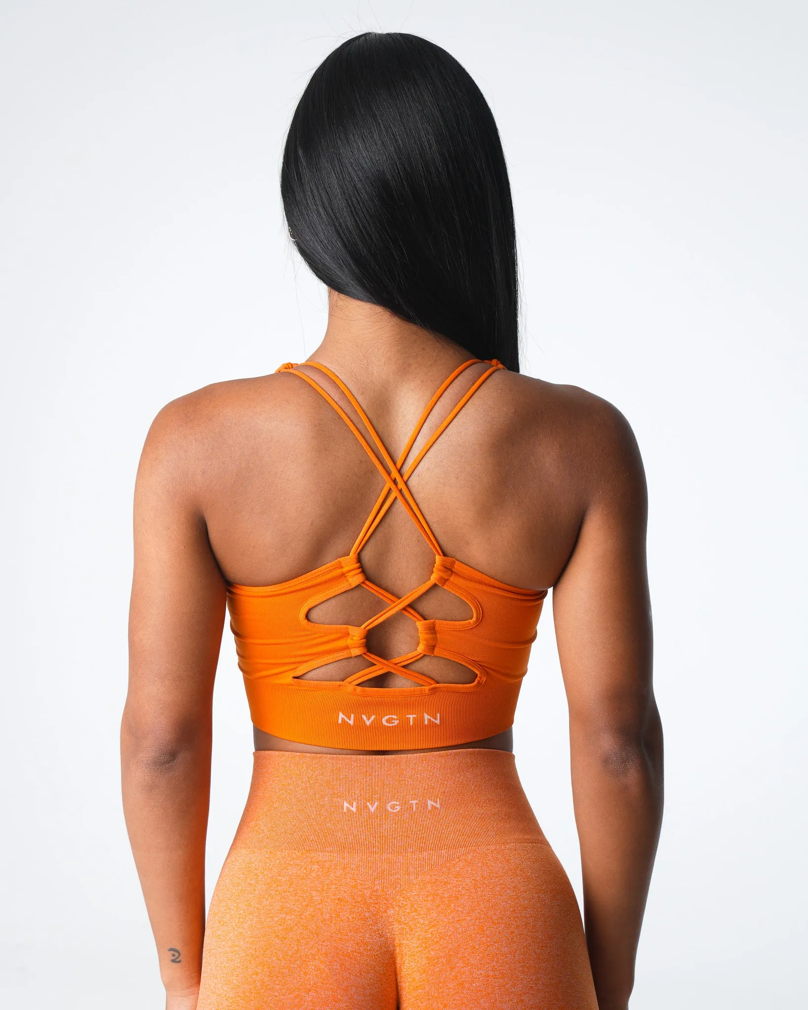 Burnt Orange Thrive Seamless Bra