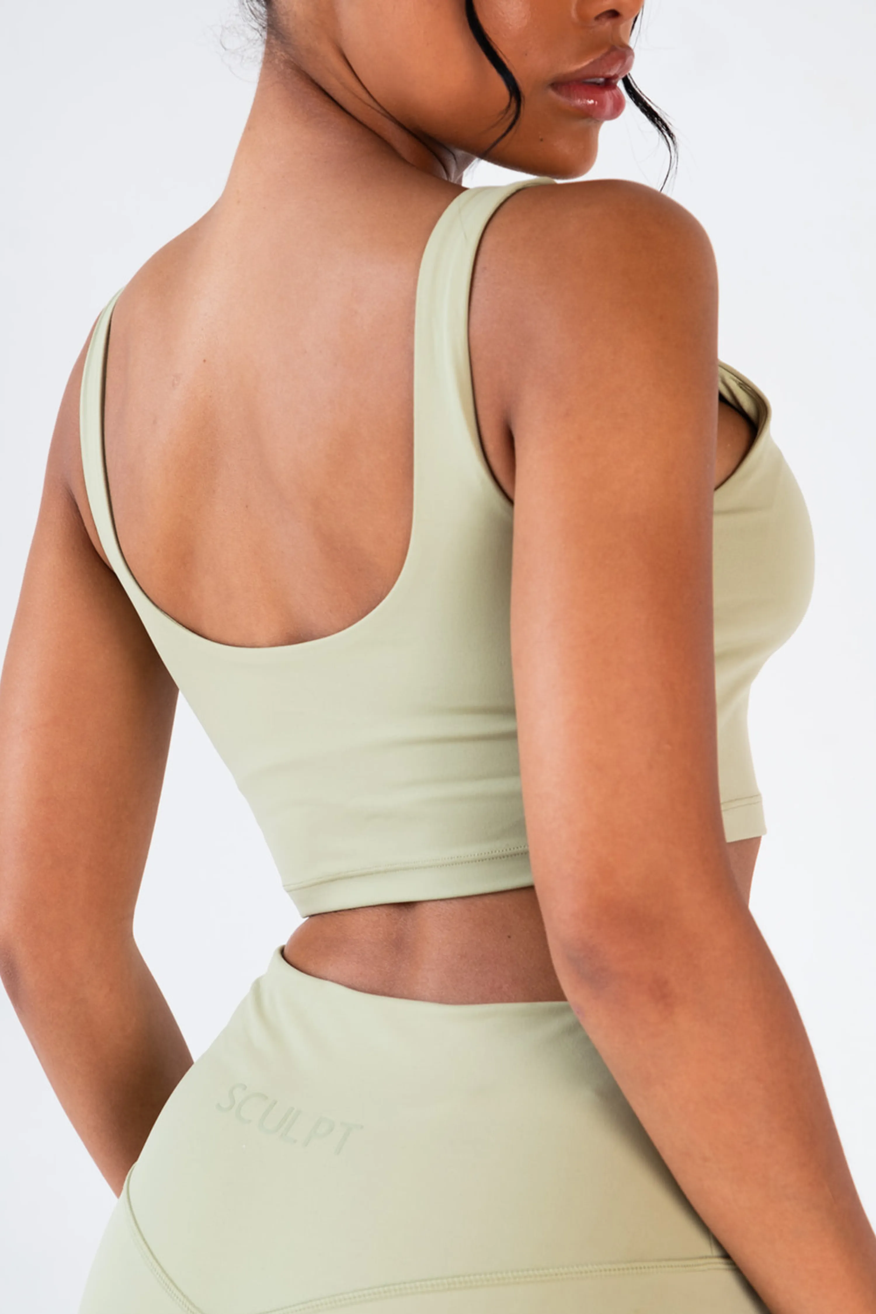 Cami Style Sports Bra Olive