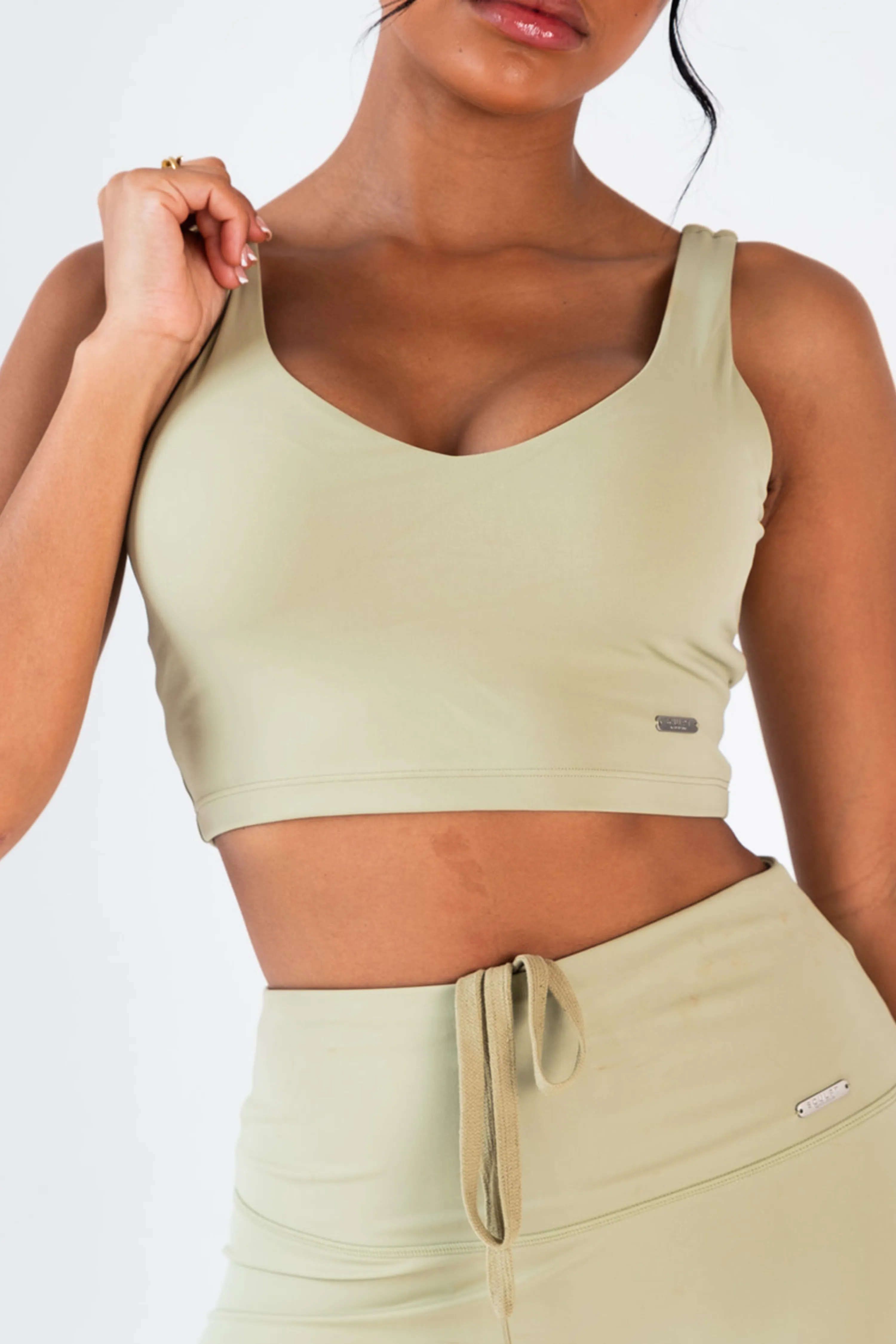 Cami Style Sports Bra Olive