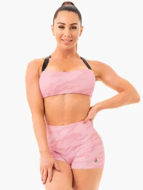 CAMO SPORTS BRA PINK CAMO