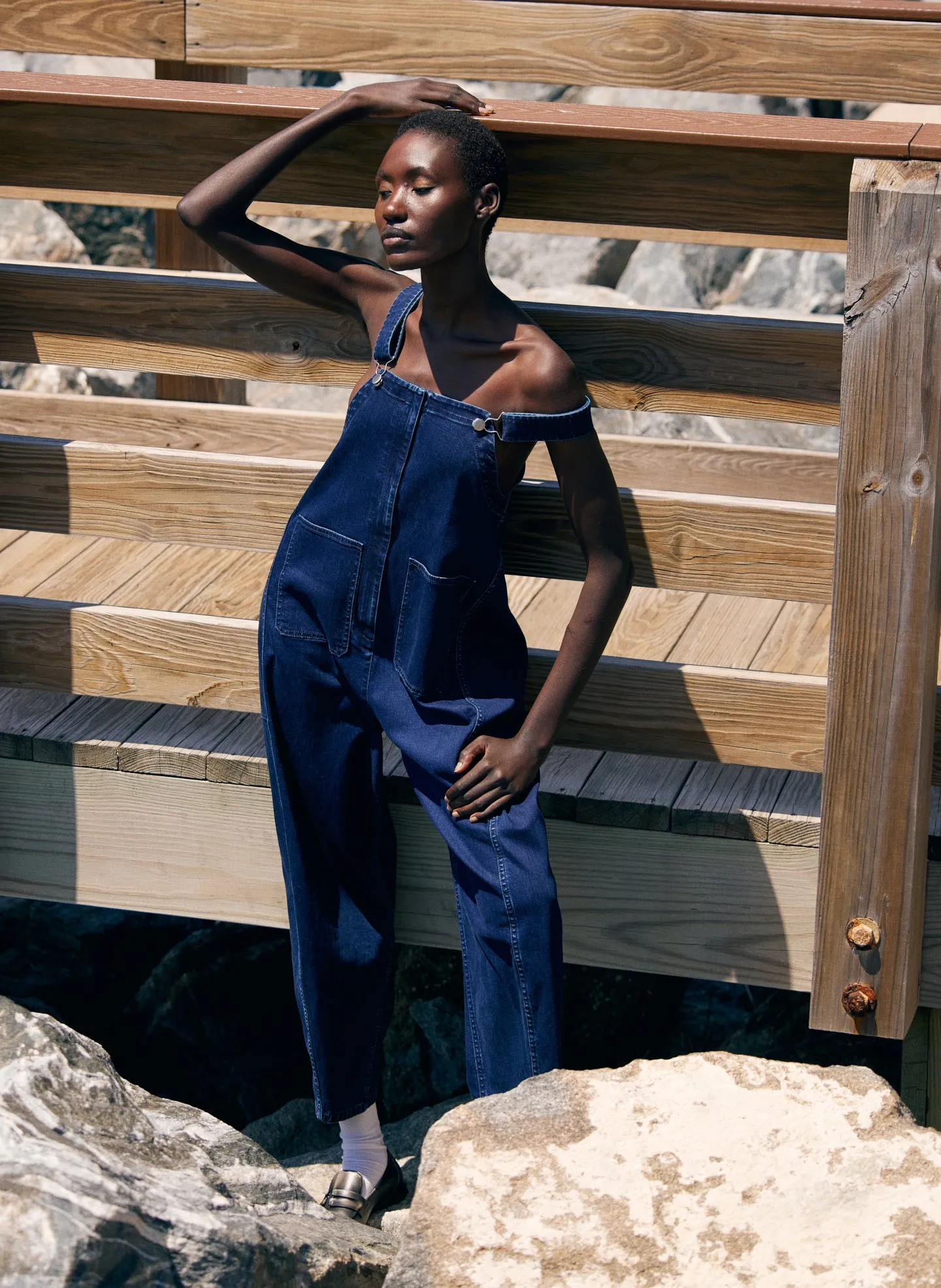 Classic Indigo Denim Jumpsuit