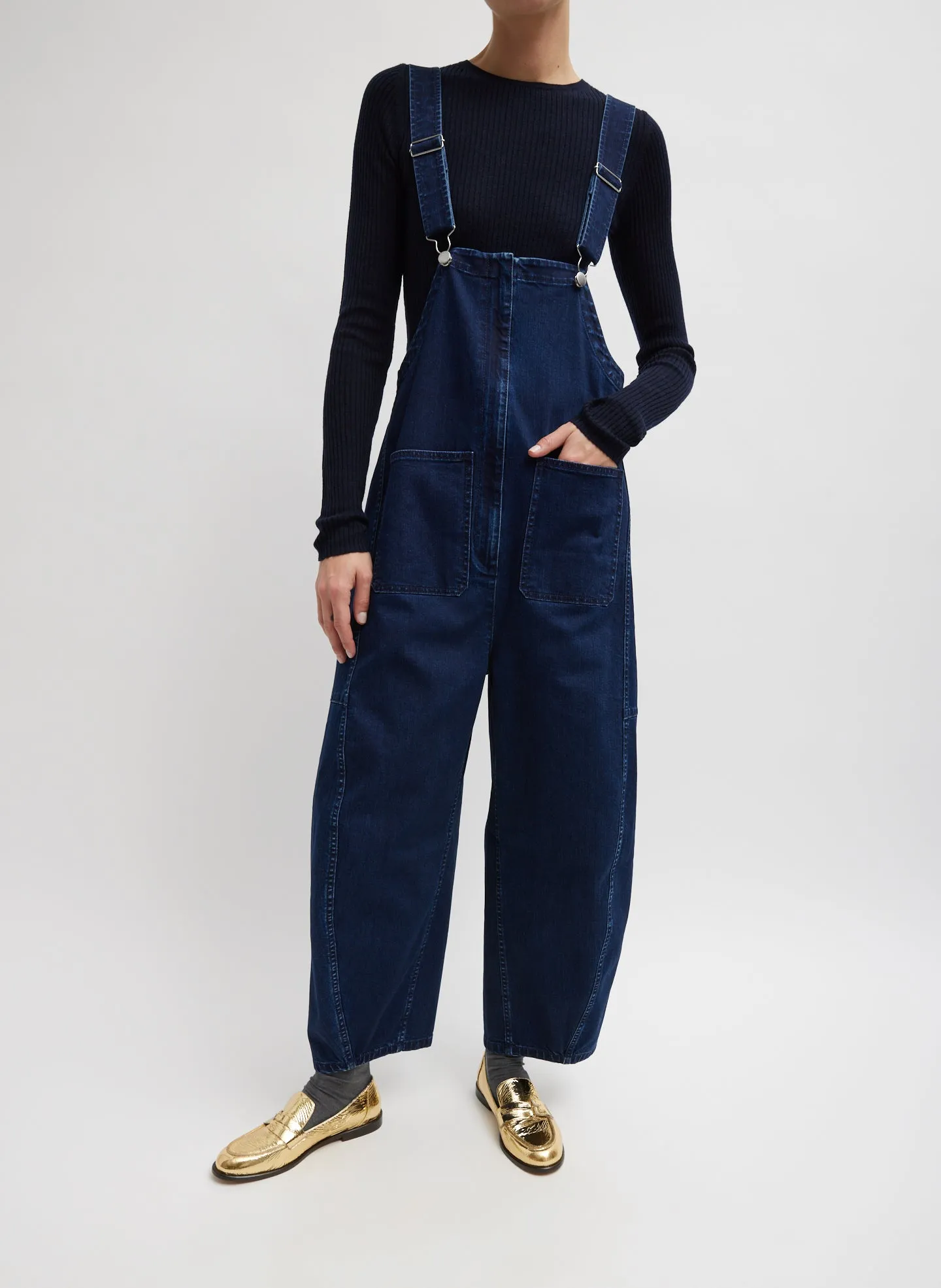 Classic Indigo Denim Jumpsuit