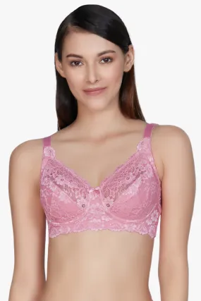 Cotton Lace Support Non-Wired Bra