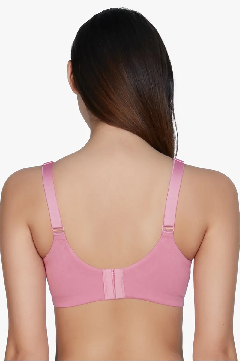 Cotton Lace Support Non-Wired Bra