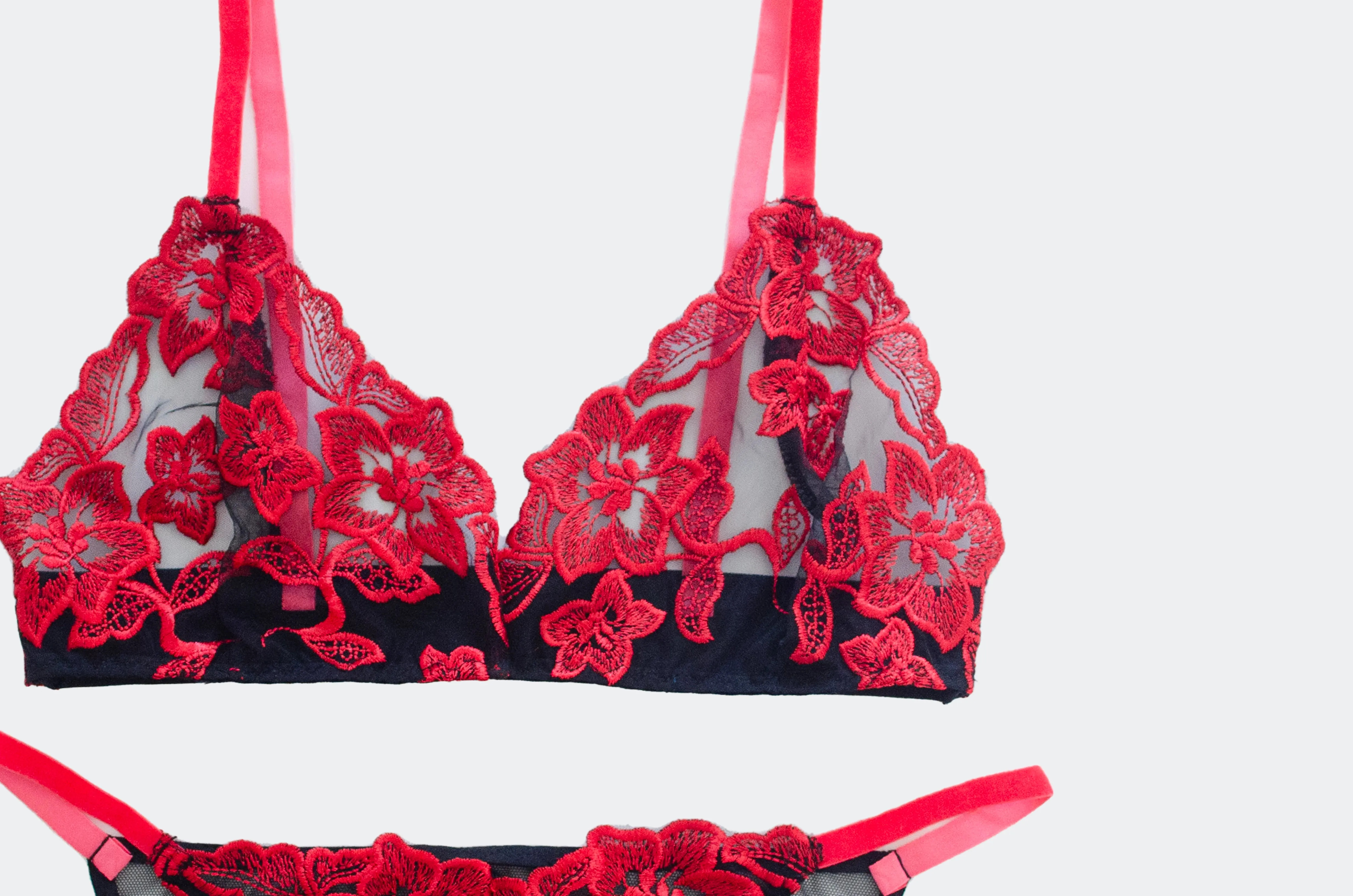 Crimson Lace Bra