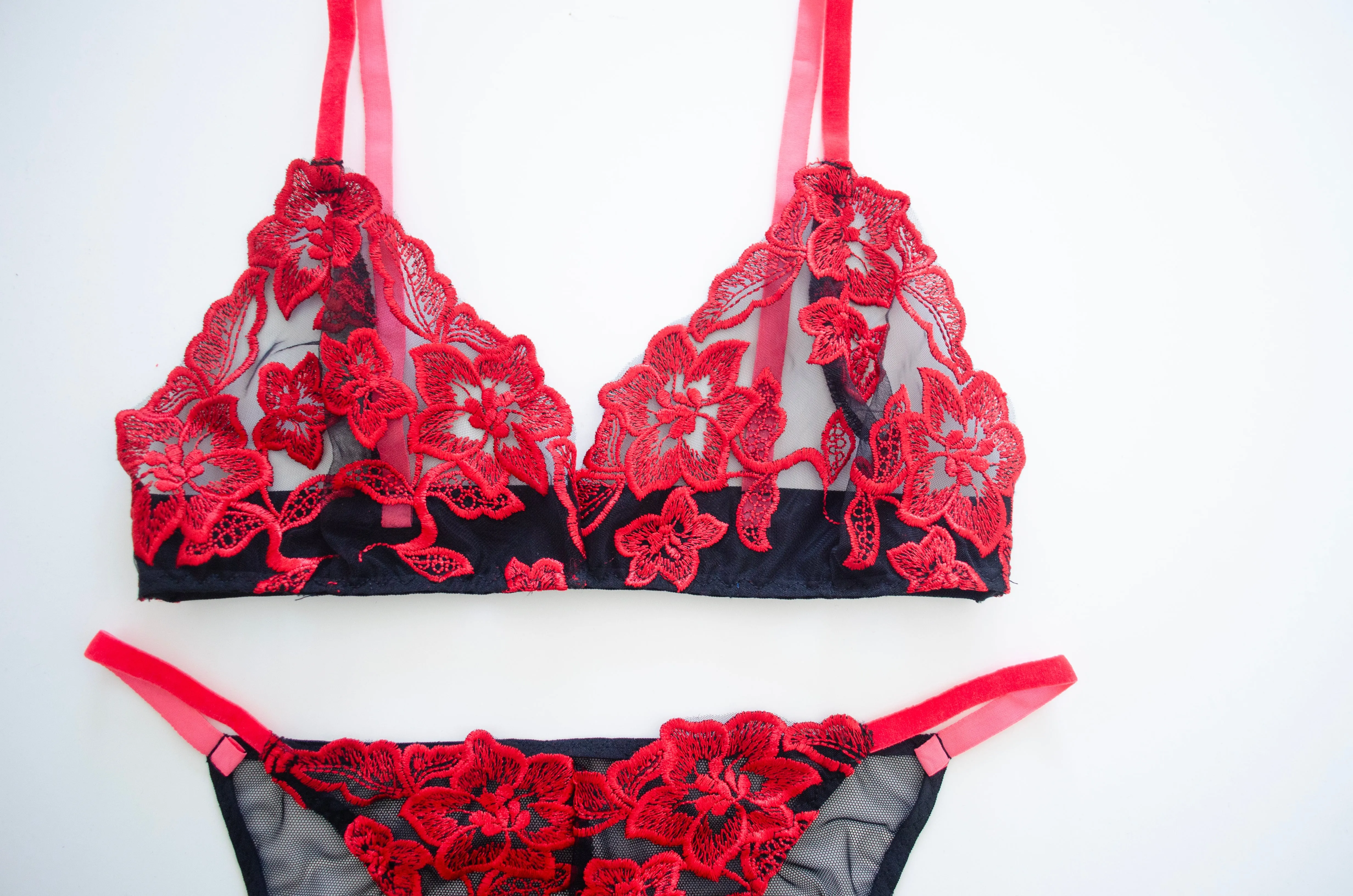 Crimson Lace Bra