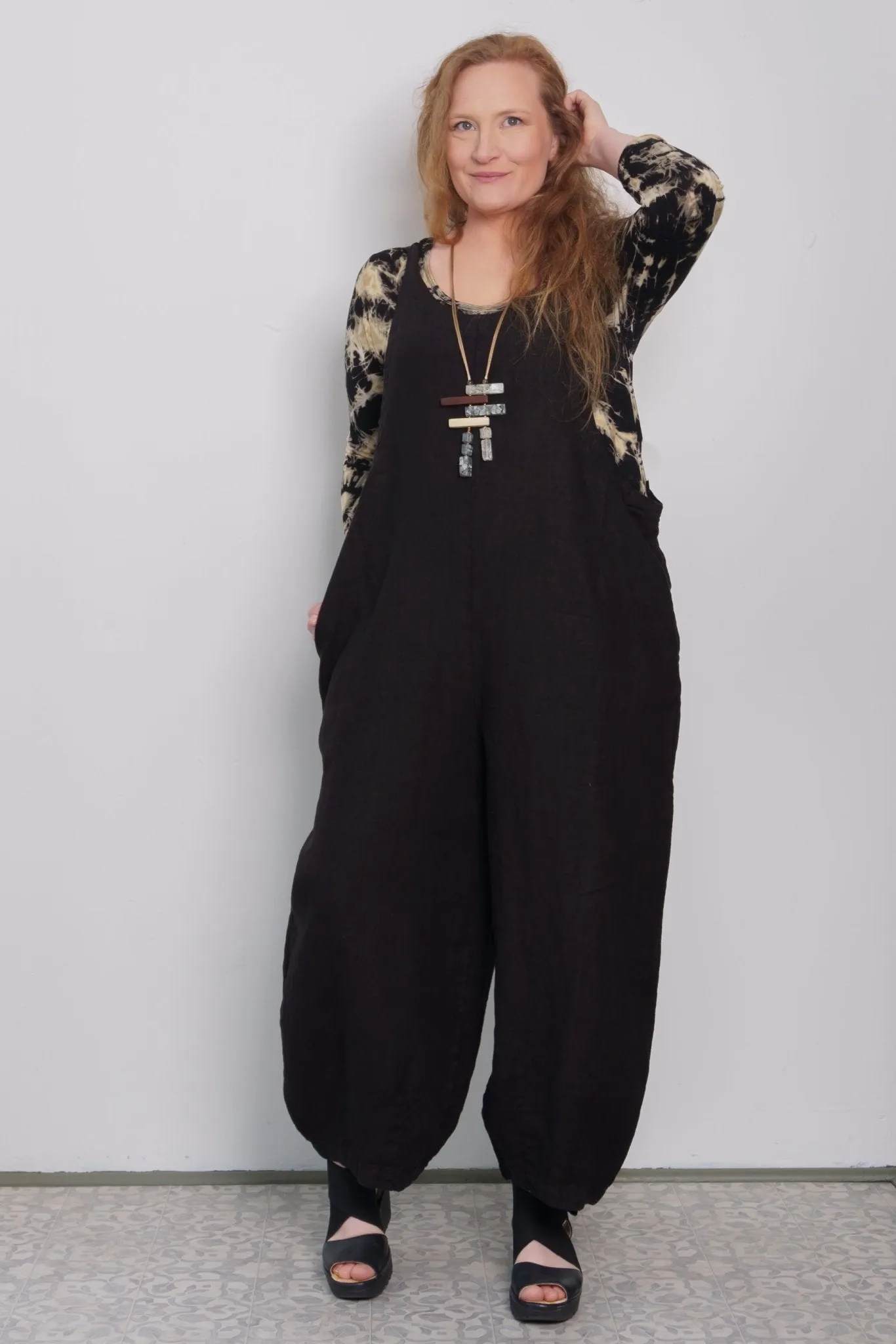 Cutloose Linen Overall Jumpsuit