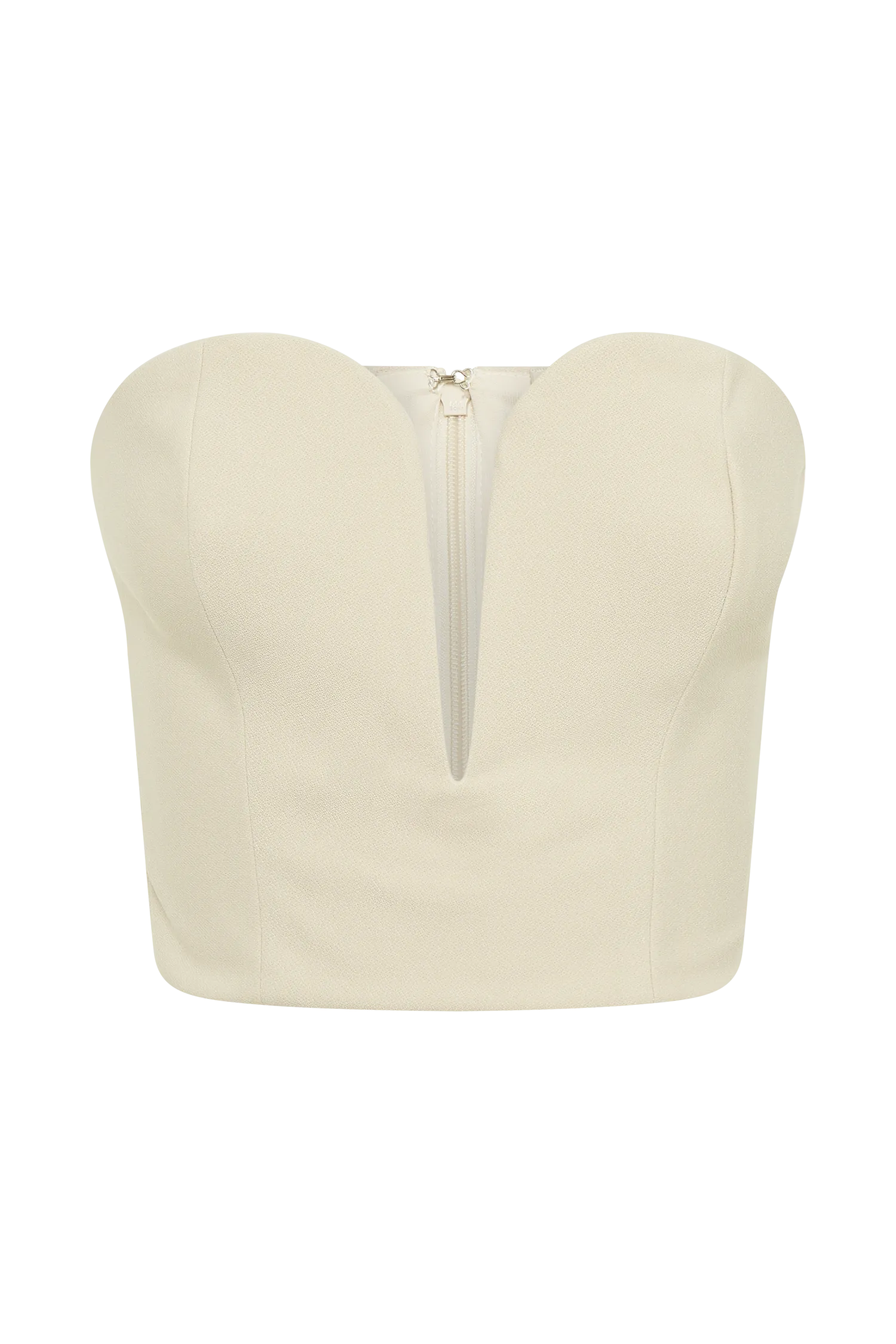 Dahlia Strapless V Corset - Cream