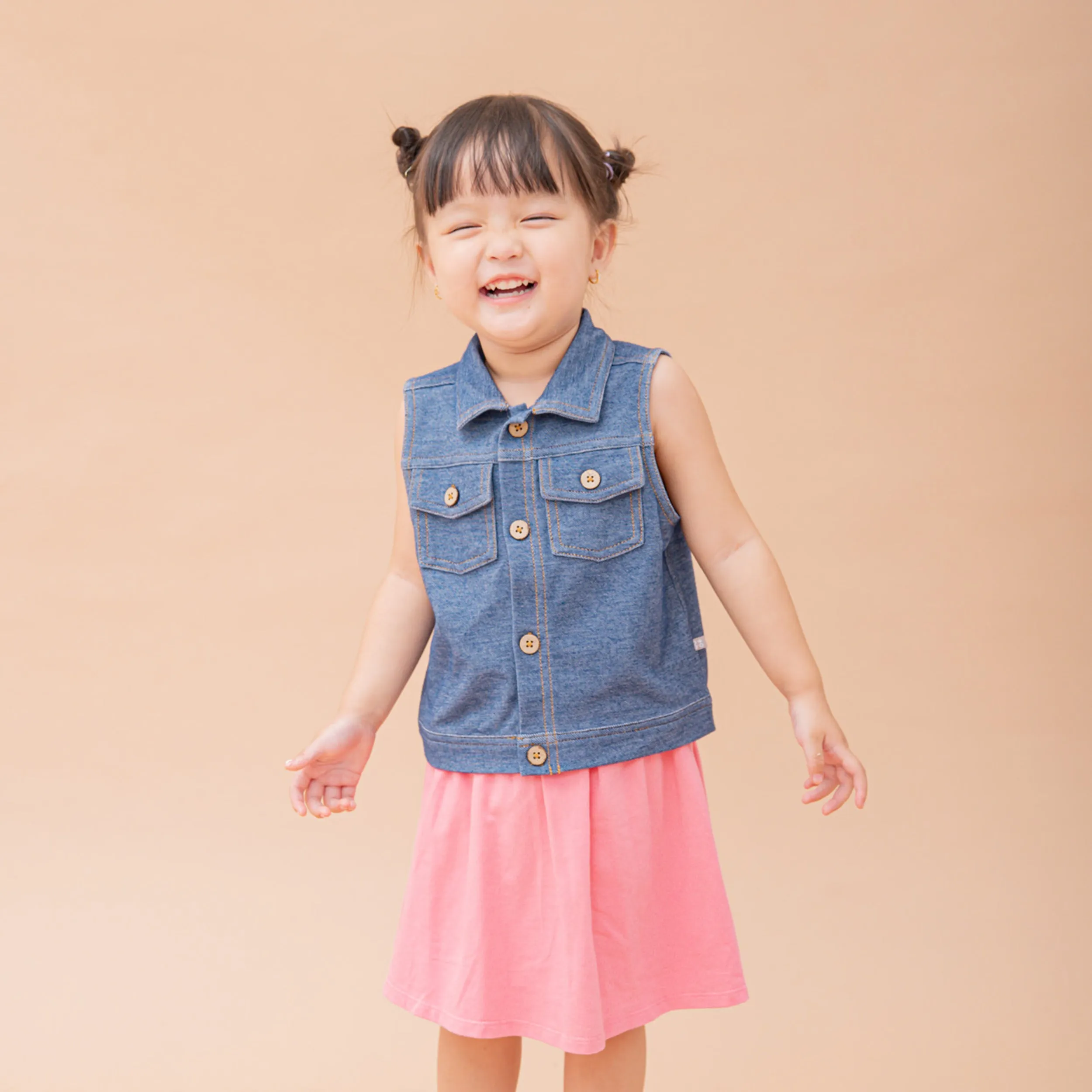 Denim Toddler Vest