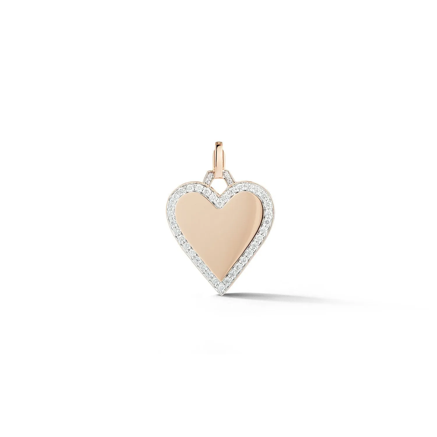 Dora Diamond Edge Heart Charm