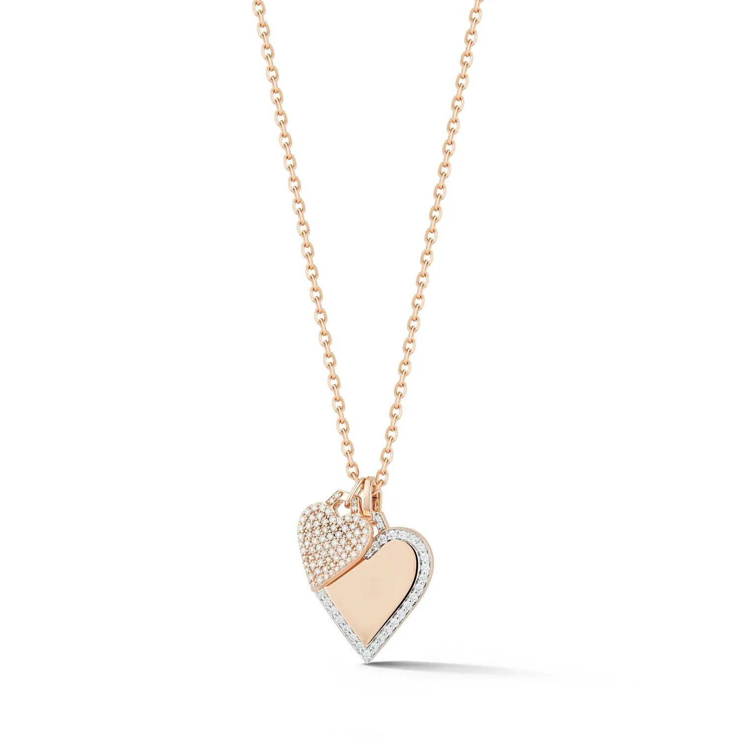 Dora Diamond Edge Heart Charm