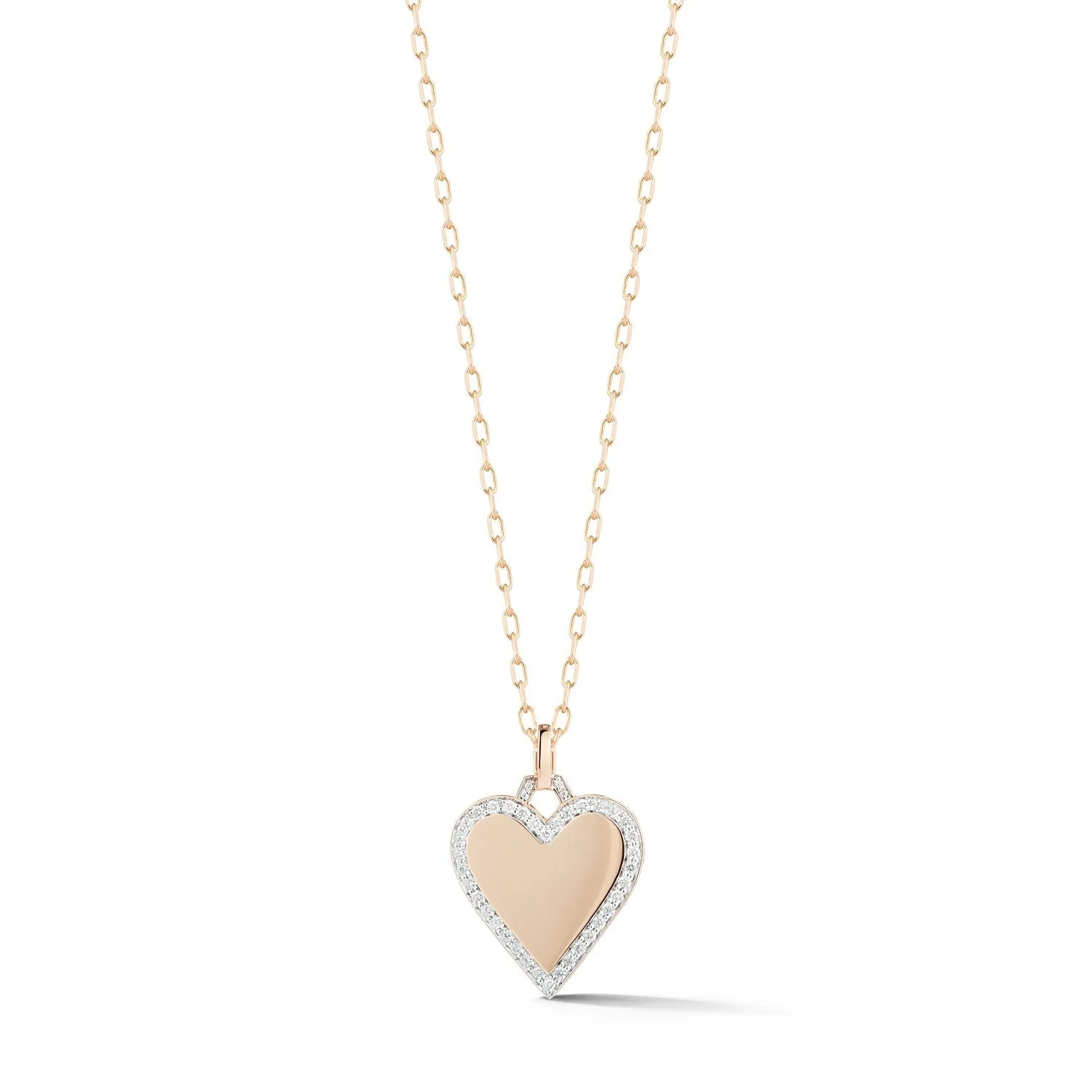 Dora Diamond Edge Heart Charm