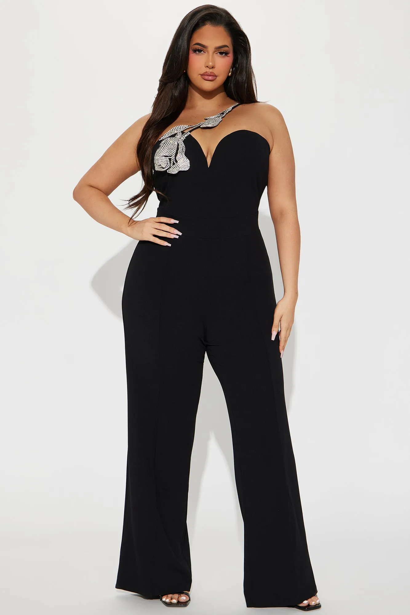 Elegantly Yours Jumpsuit - Black