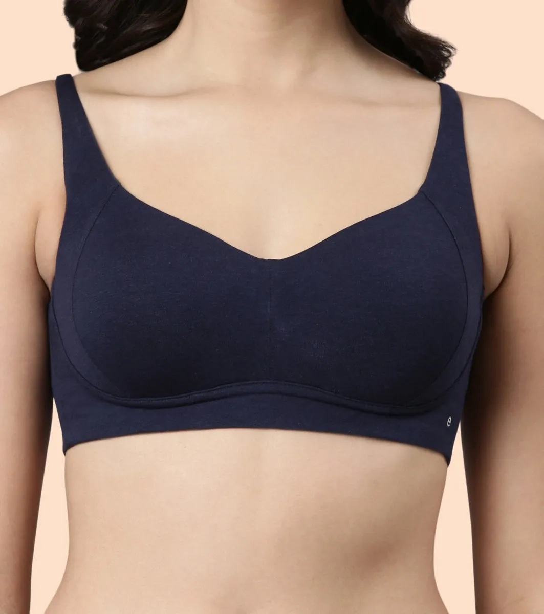 Enamor Multiway Bra For Women | High Coverage Cotton Strapless Bra For No Spill Coverage | A078Enamor Multiway Bra For Women | High Coverage Cotton Strapless Bra For No Spill Coverage | A078