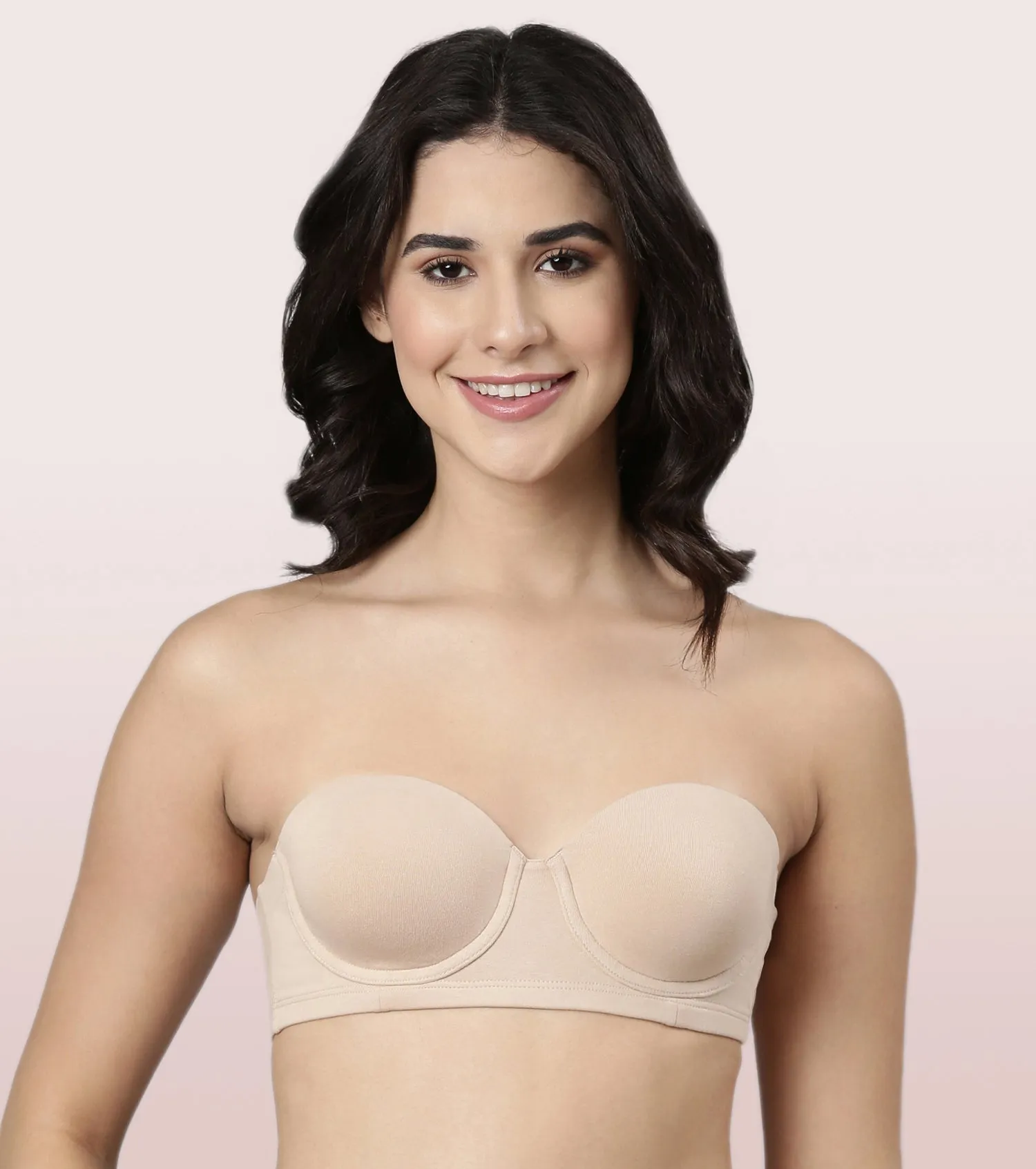 Enamor Multiway Bra For Women | High Coverage Cotton Strapless Bra For No Spill Coverage | A078Enamor Multiway Bra For Women | High Coverage Cotton Strapless Bra For No Spill Coverage | A078