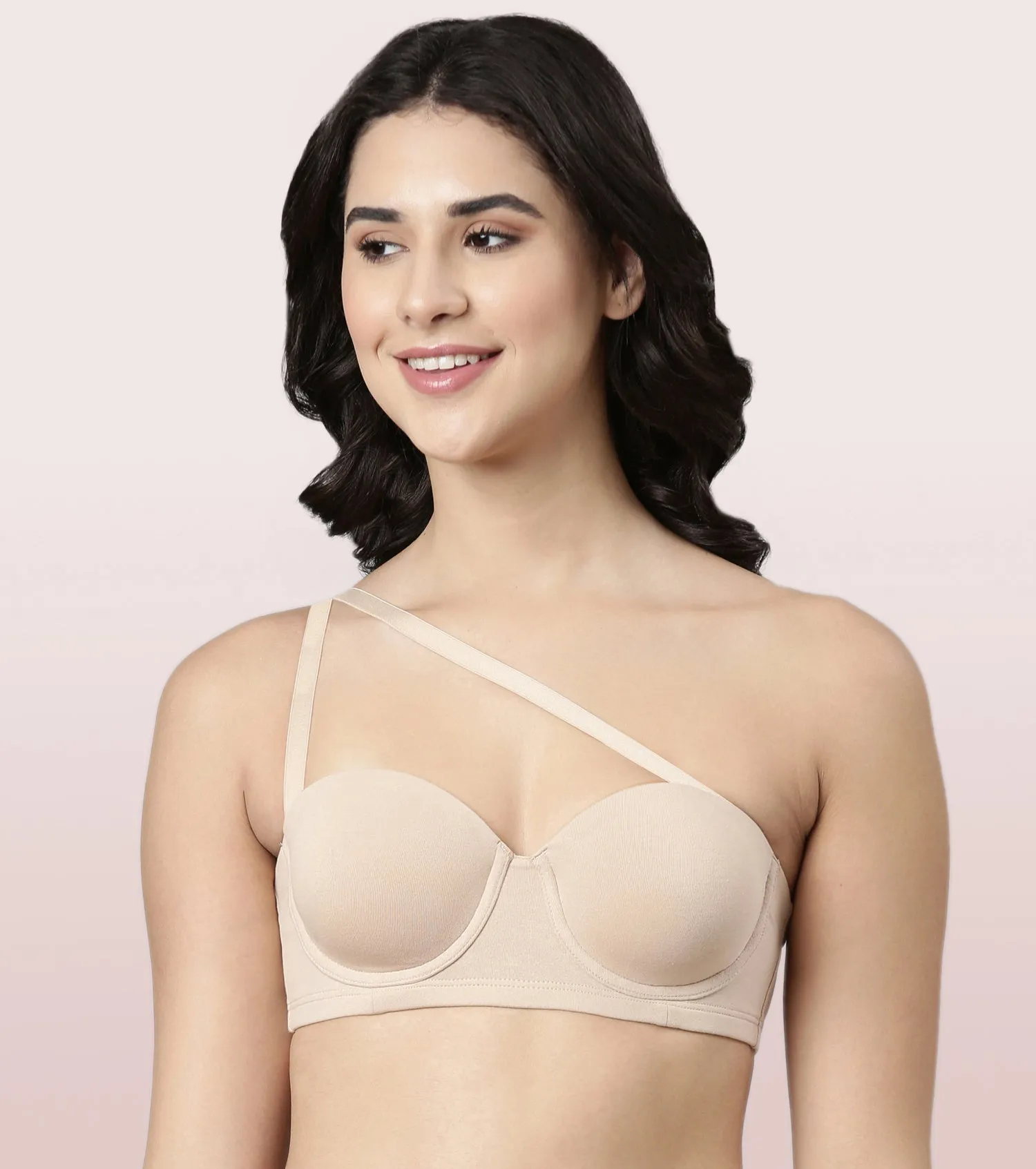 Enamor Multiway Bra For Women | High Coverage Cotton Strapless Bra For No Spill Coverage | A078Enamor Multiway Bra For Women | High Coverage Cotton Strapless Bra For No Spill Coverage | A078