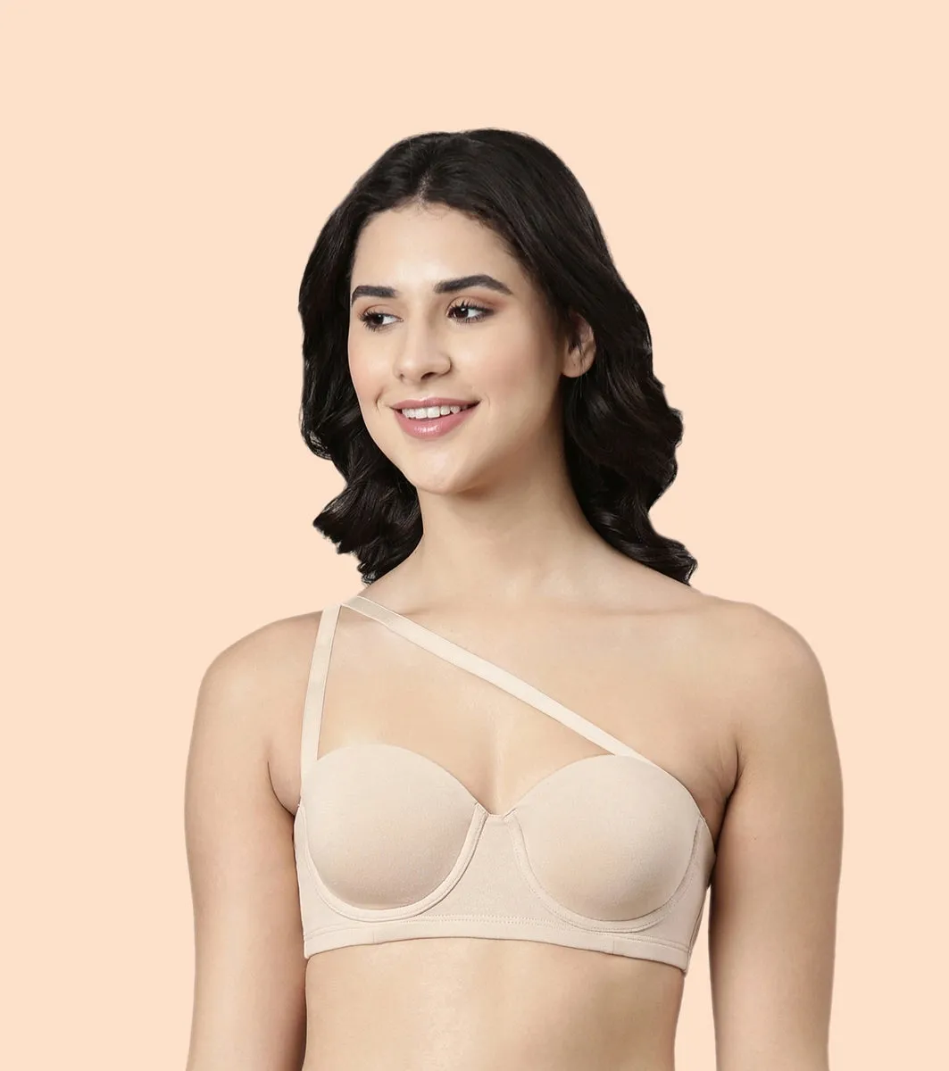 Enamor Multiway Bra For Women | High Coverage Cotton Strapless Bra For No Spill Coverage | A078Enamor Multiway Bra For Women | High Coverage Cotton Strapless Bra For No Spill Coverage | A078