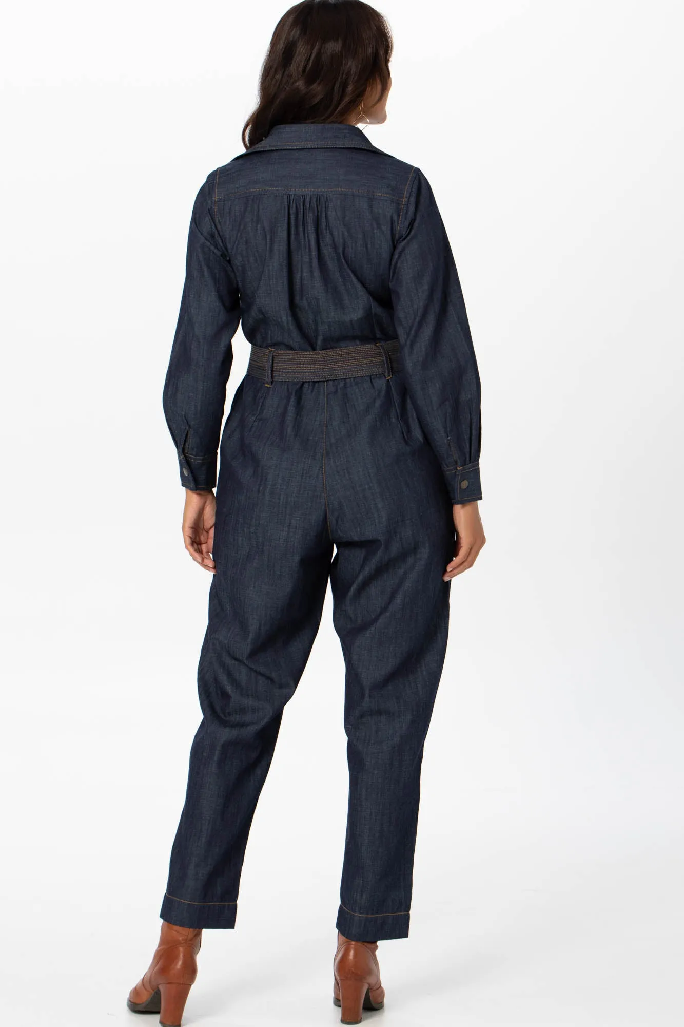 Ezra Jumpsuit Soft Denim