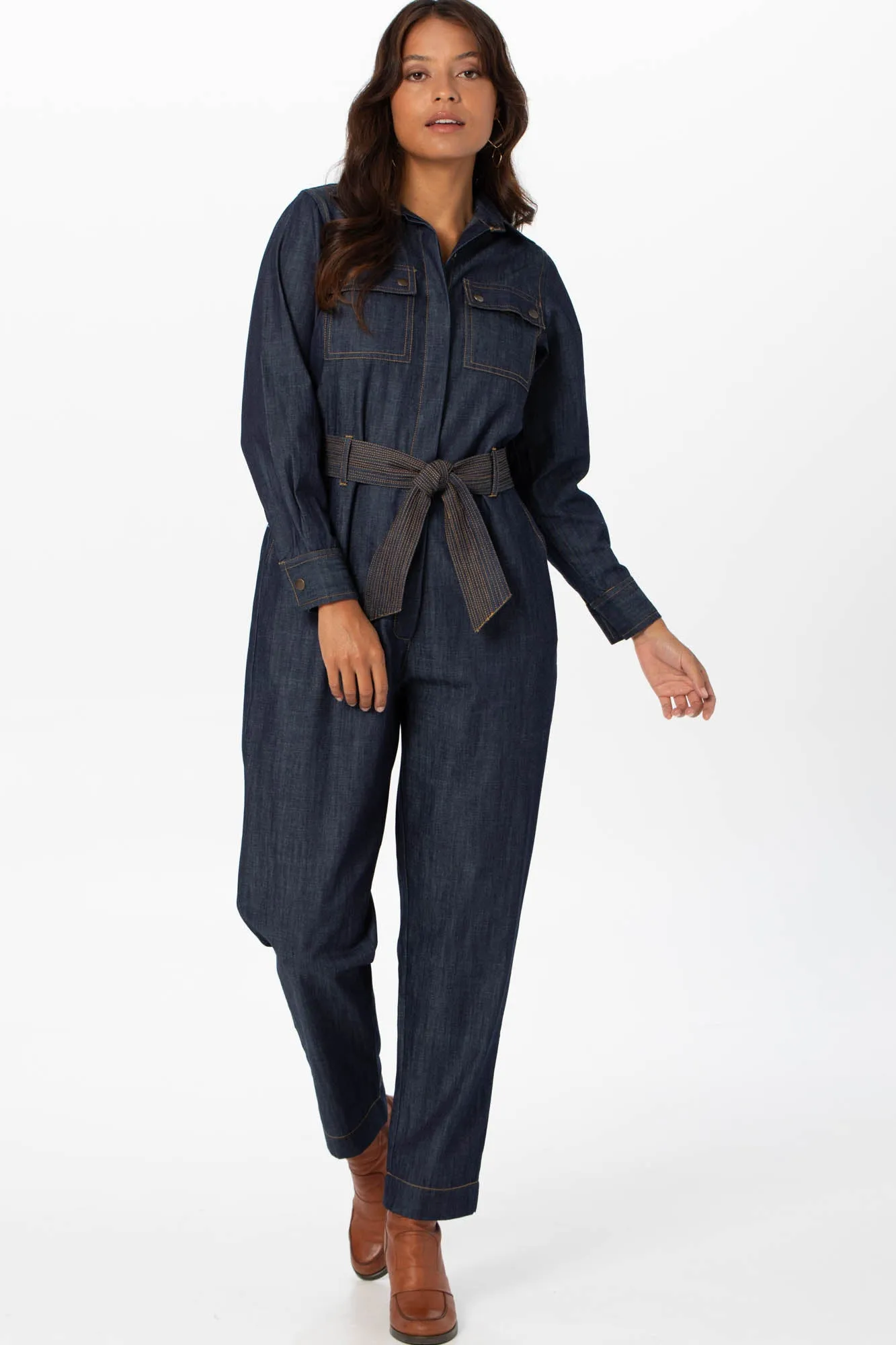 Ezra Jumpsuit Soft Denim