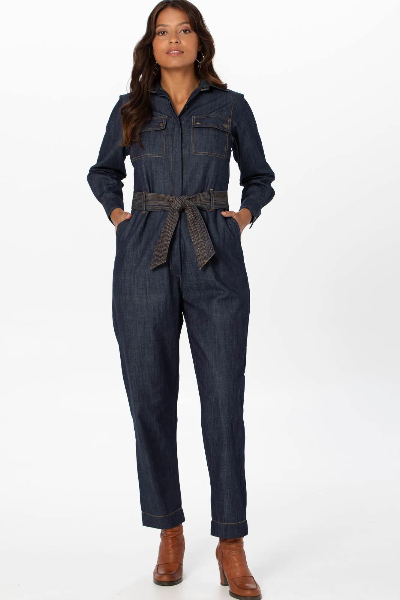 Ezra Jumpsuit Soft Denim