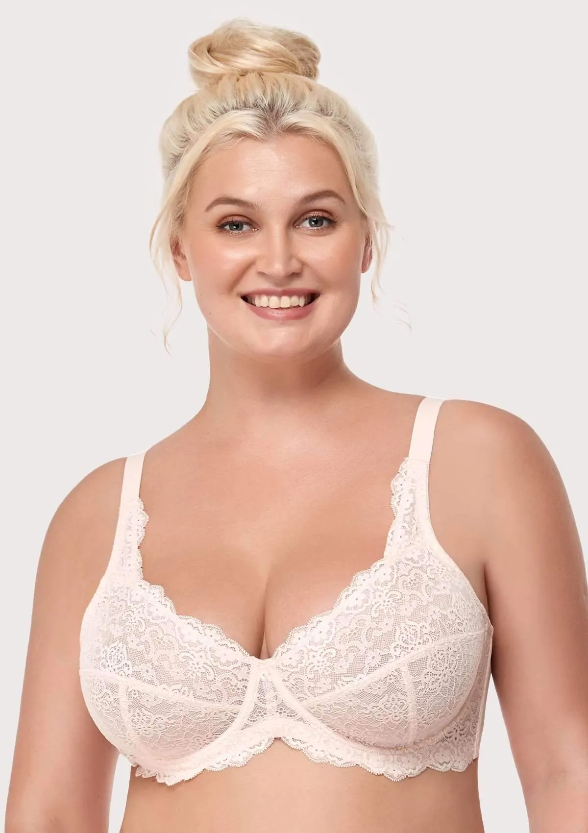 Forget Me Not All-Over Floral Lace Bra