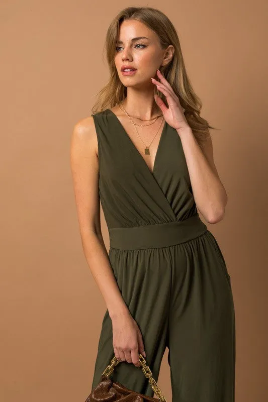 Gilli V-Neck Jumpsuit