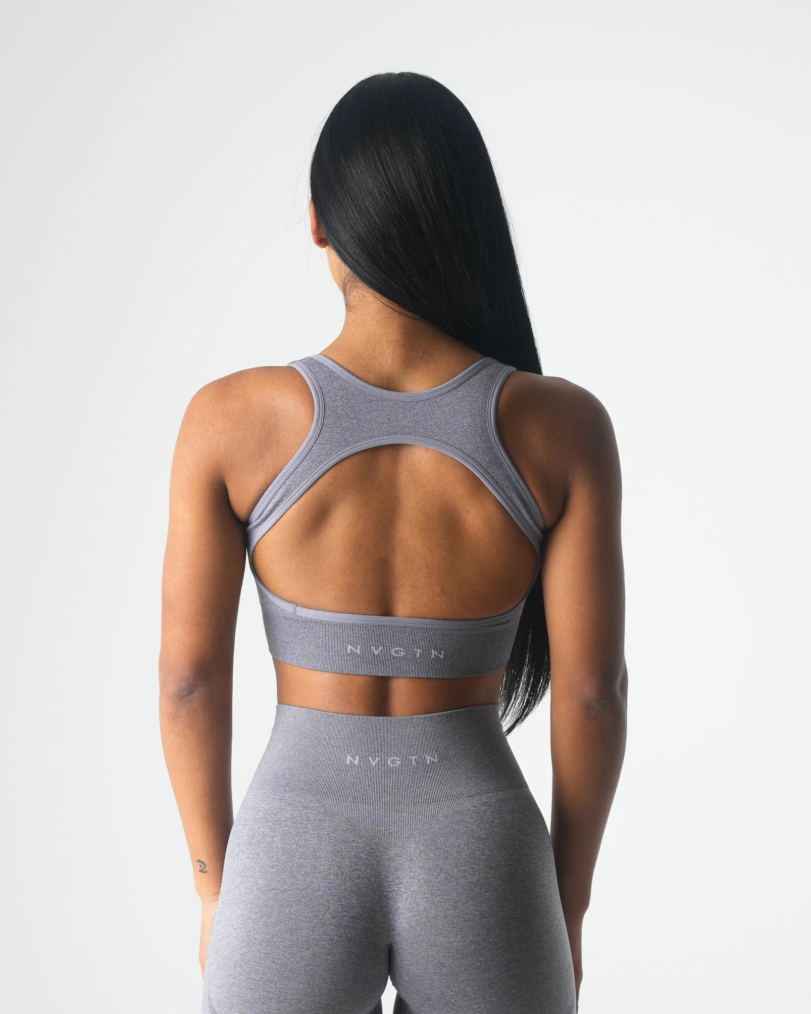 Grey Eclipse Seamless Bra