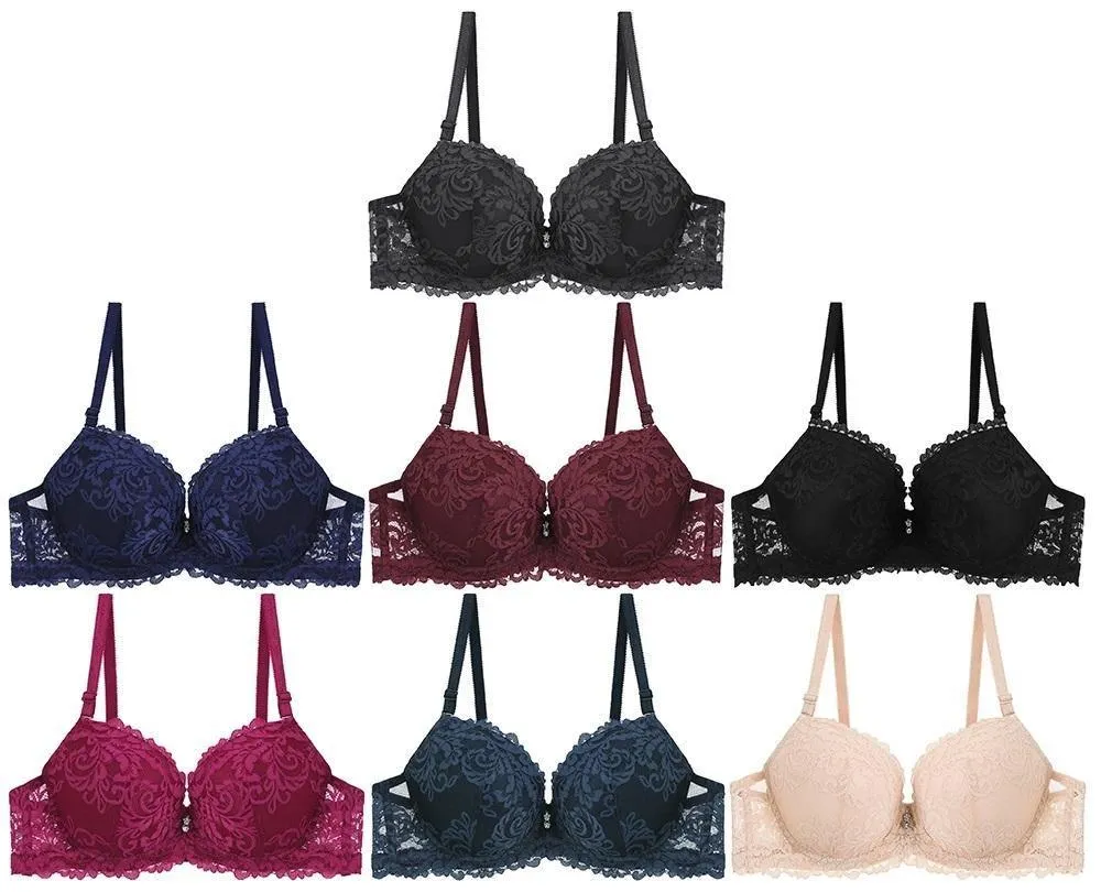 High Quality Sexy Nylon Lace Underwire Women Bra | Thin Cup Bra