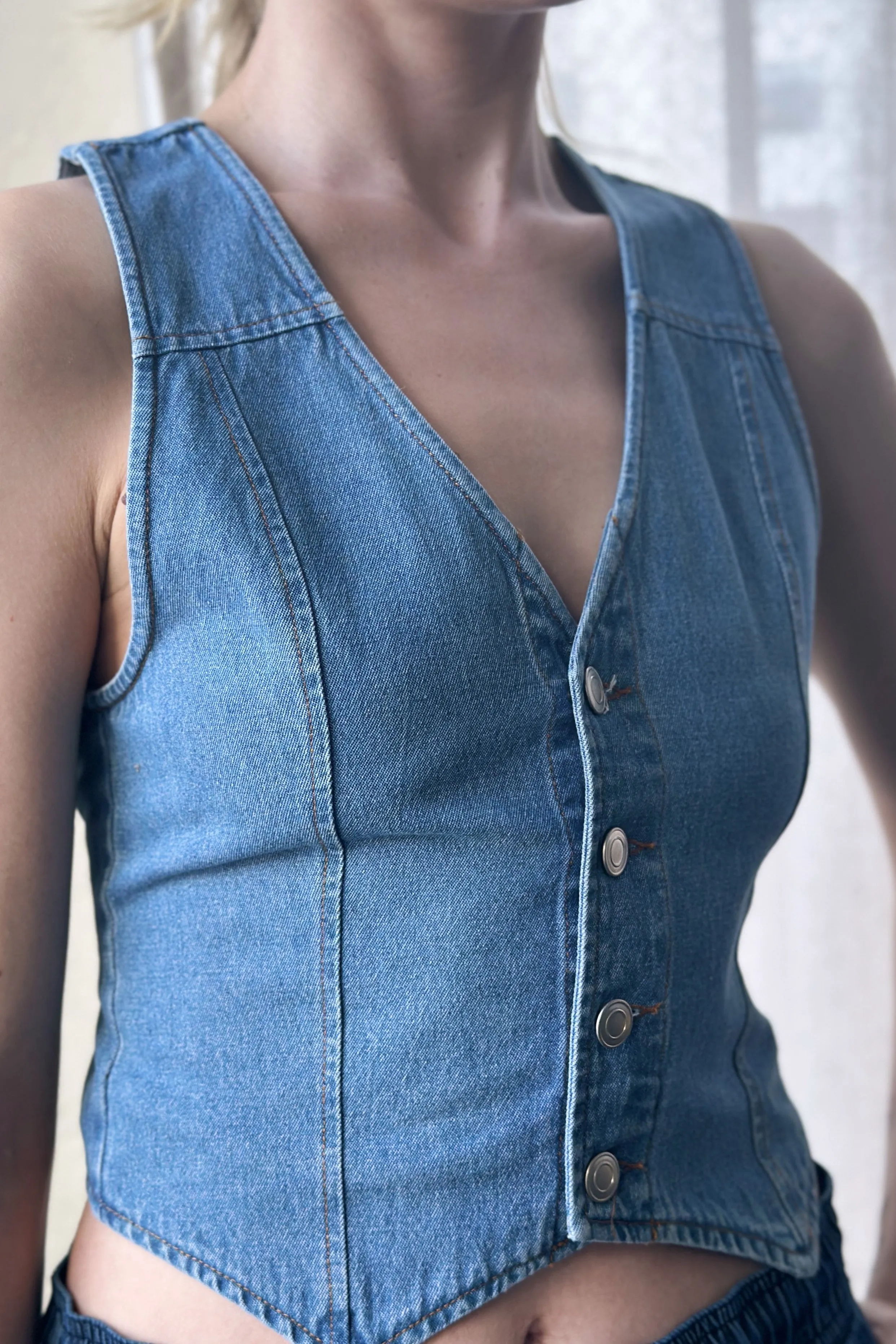 Houston Denim Vest