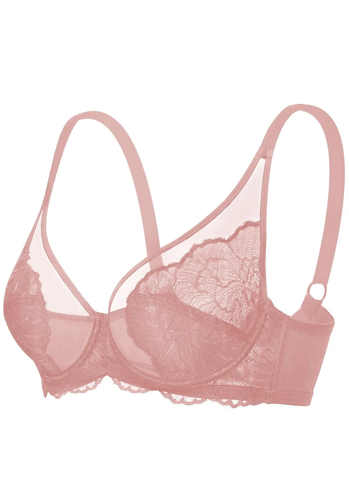 HSIA Blossom Unlined Lace Underwire Bra