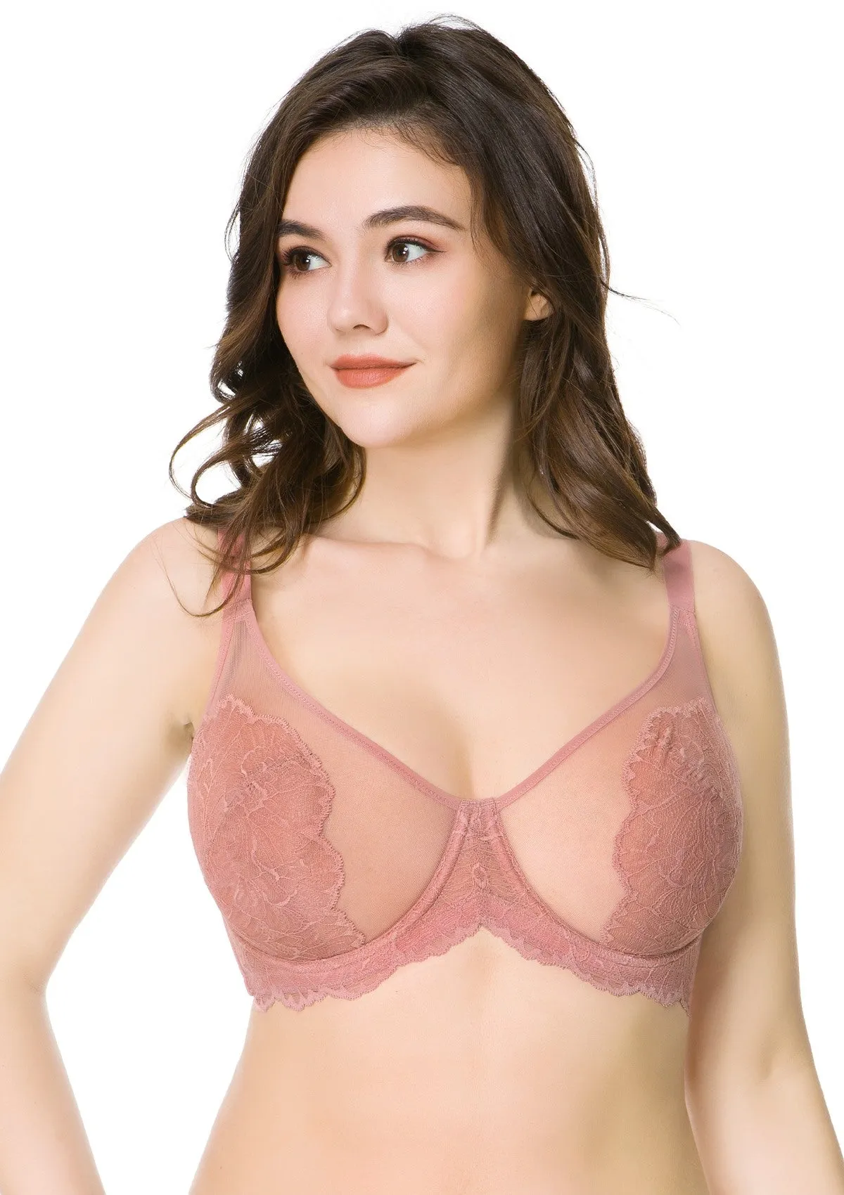 HSIA Blossom Unlined Lace Underwire Bra