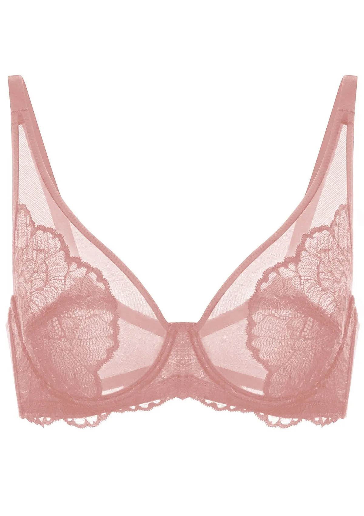 HSIA Blossom Unlined Lace Underwire Bra