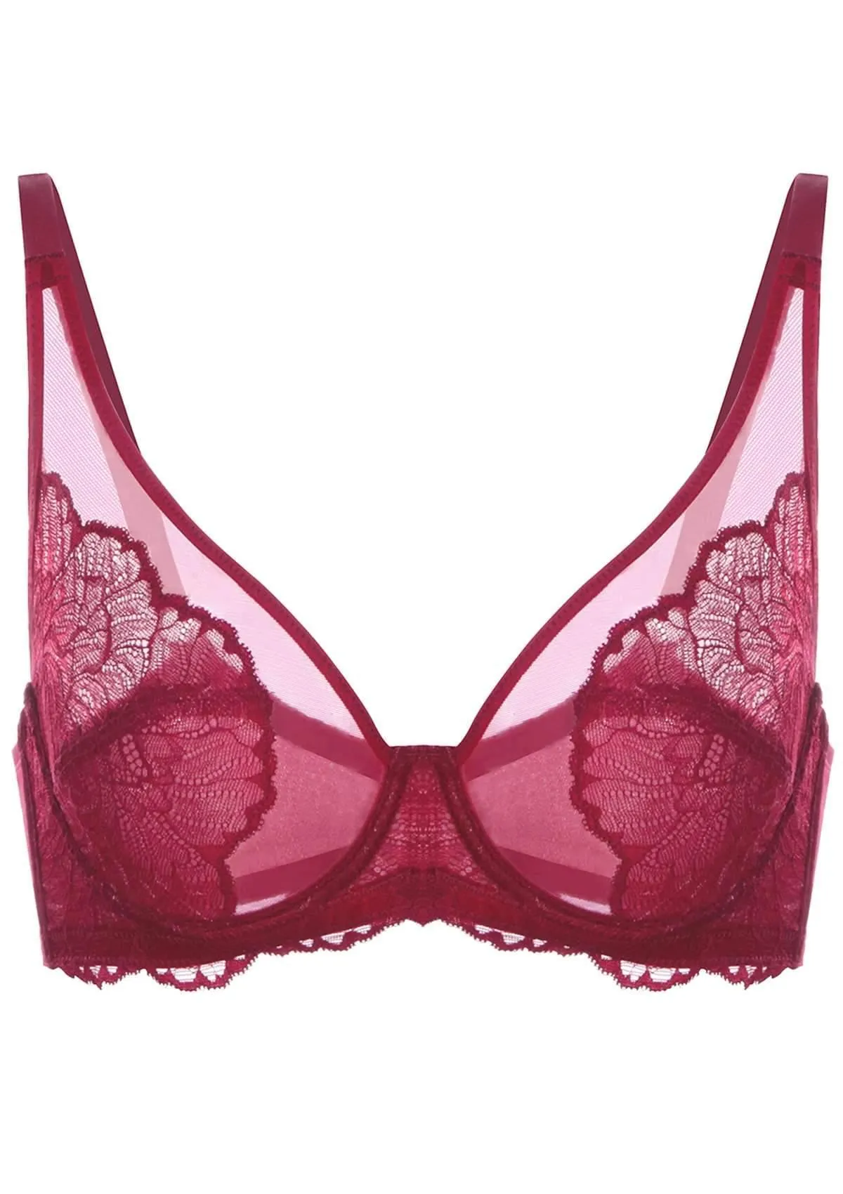 HSIA Blossom Unlined Lace Underwire Bra