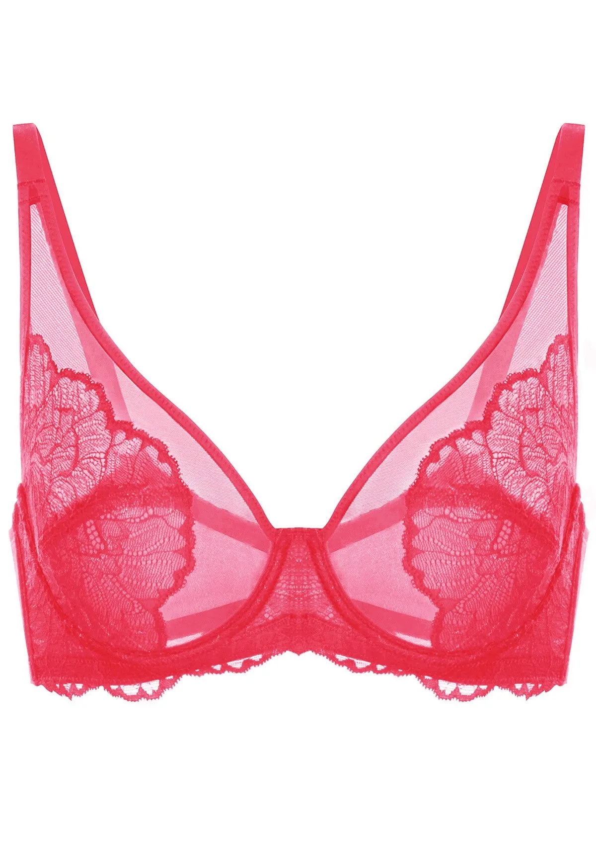 HSIA Blossom Unlined Lace Underwire Bra