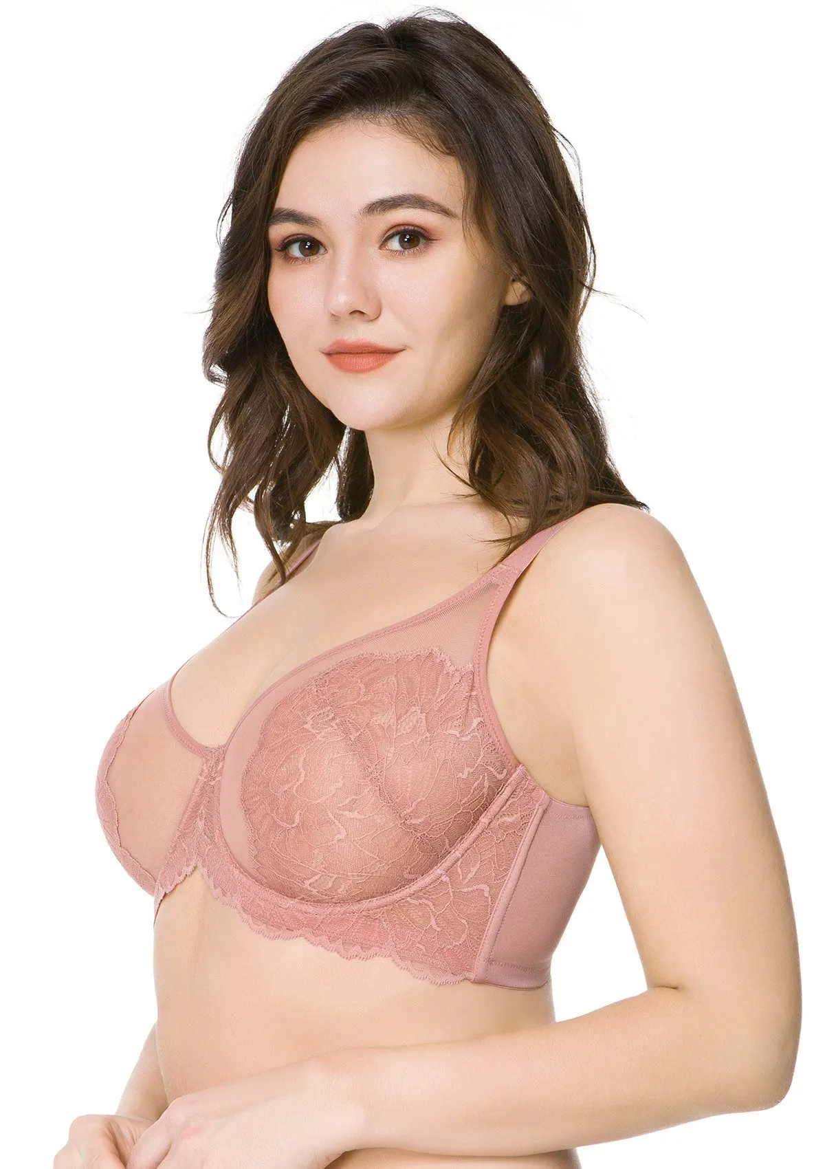 HSIA Blossom Unlined Lace Underwire Bra