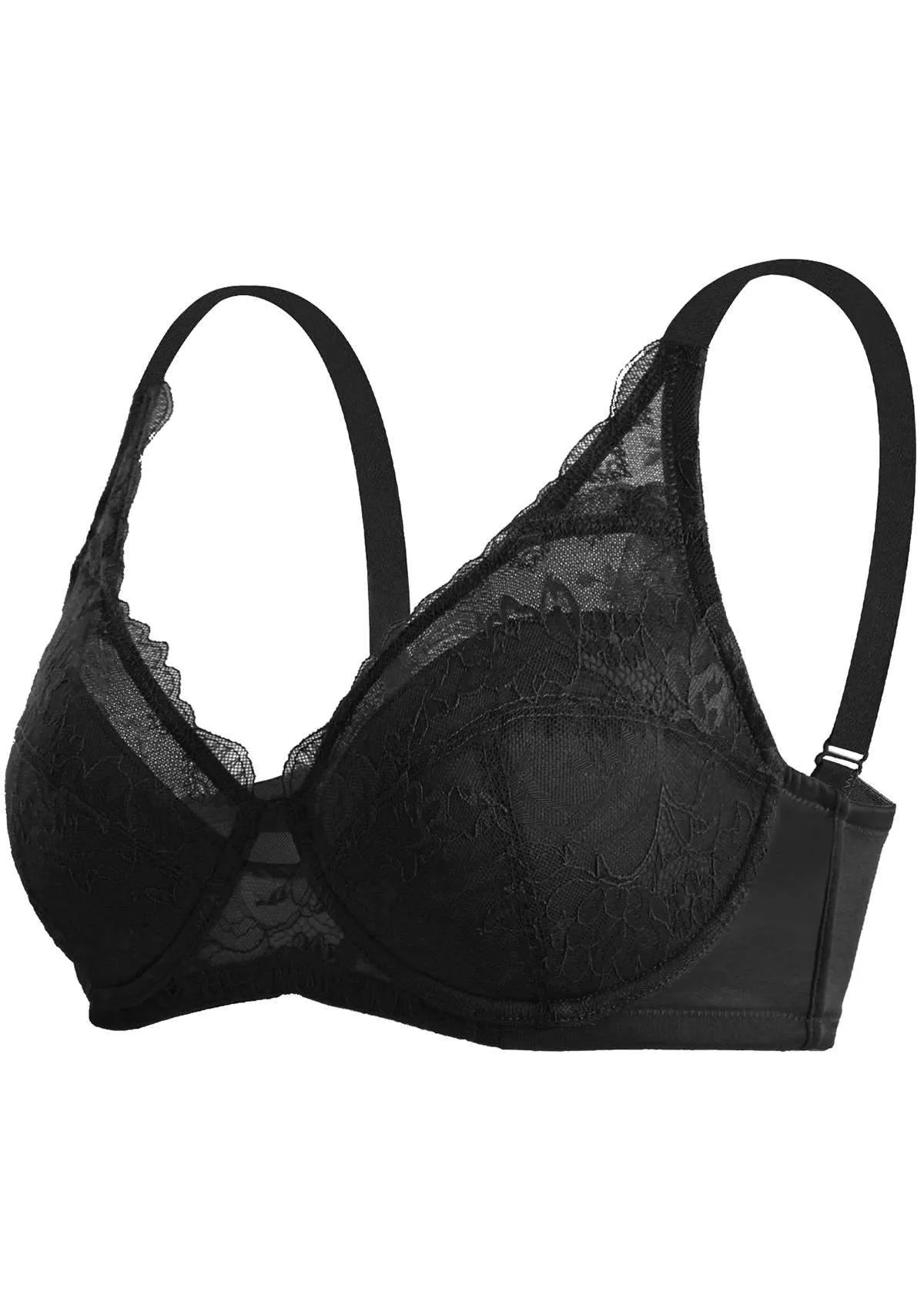 HSIA Lightly Padded Minimizer Lace Bra