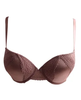 Ilumie Abstract Lace Bra