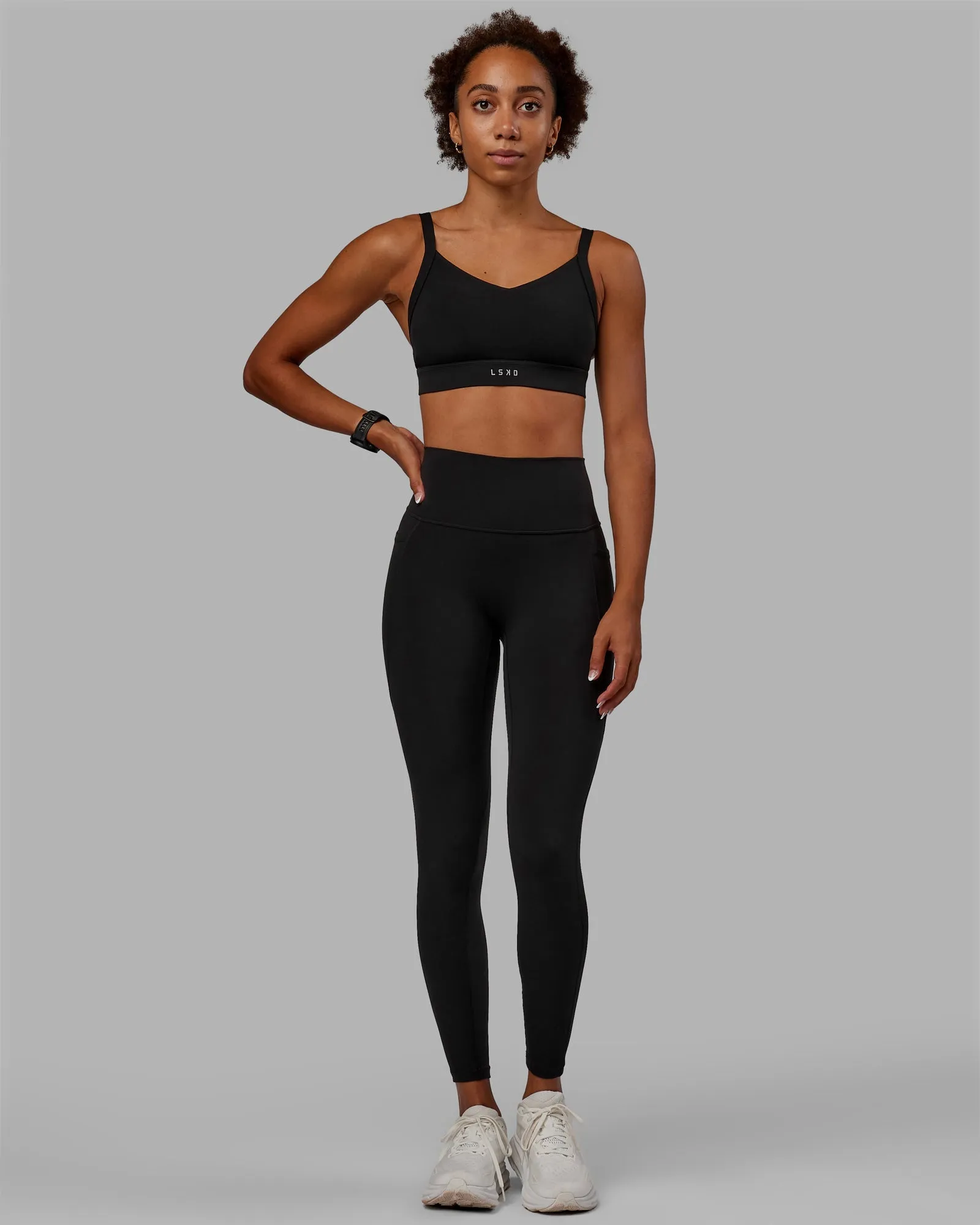 Interval Sports Bra - Black