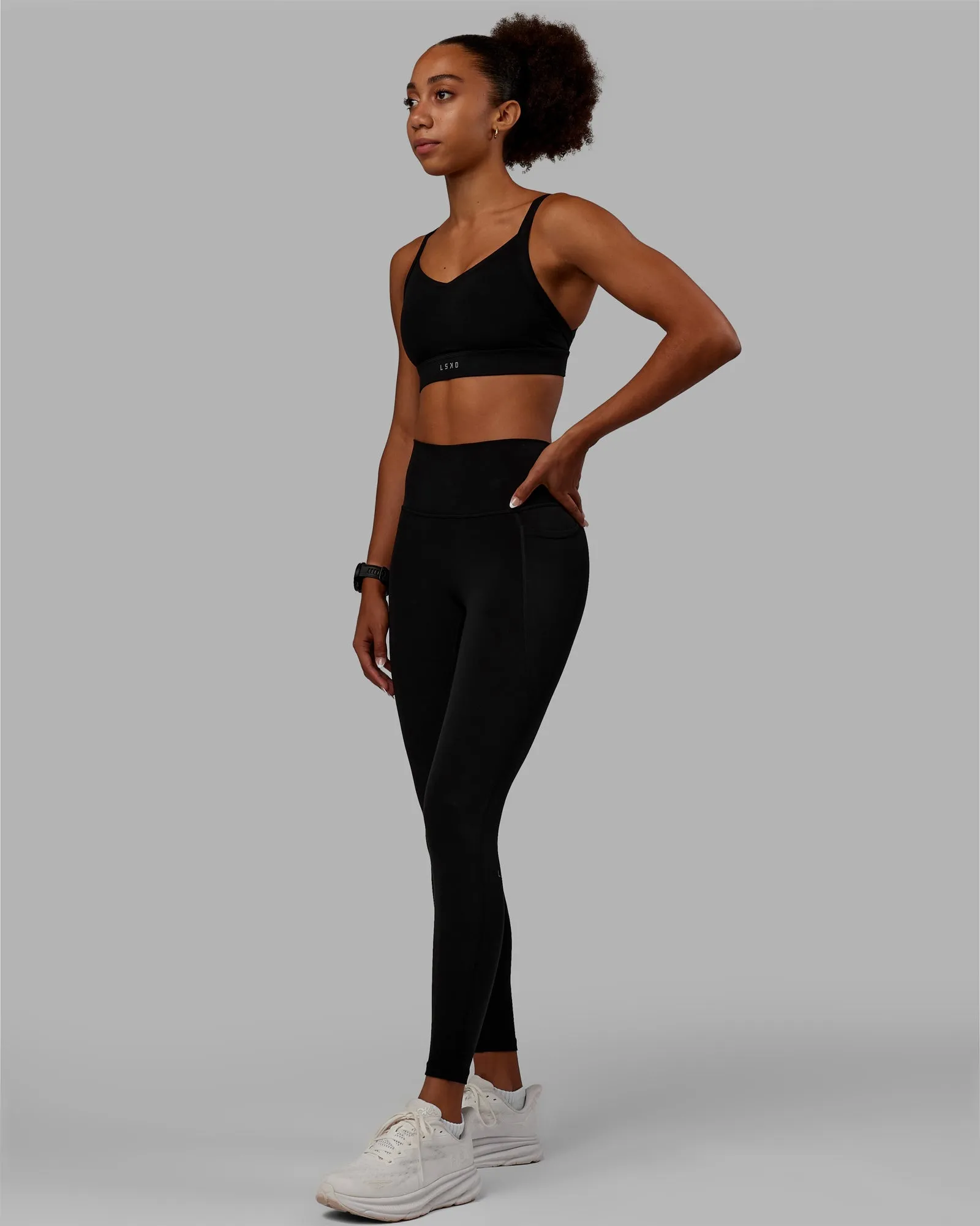 Interval Sports Bra - Black