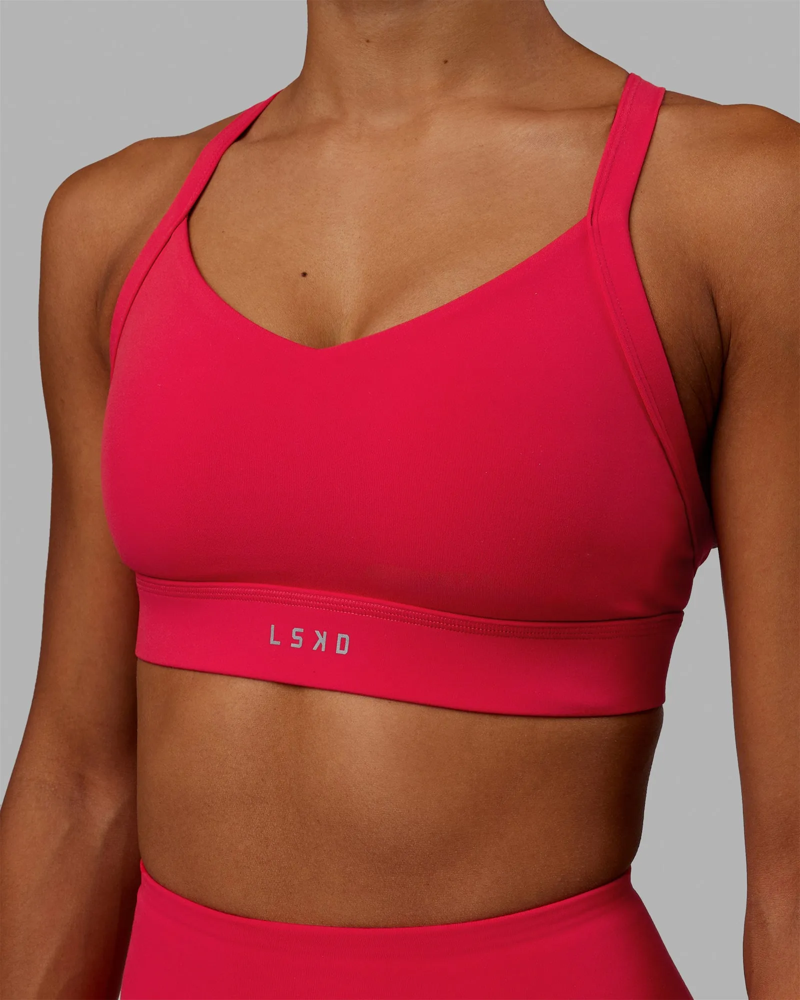 Interval Sports Bra - Scarlet